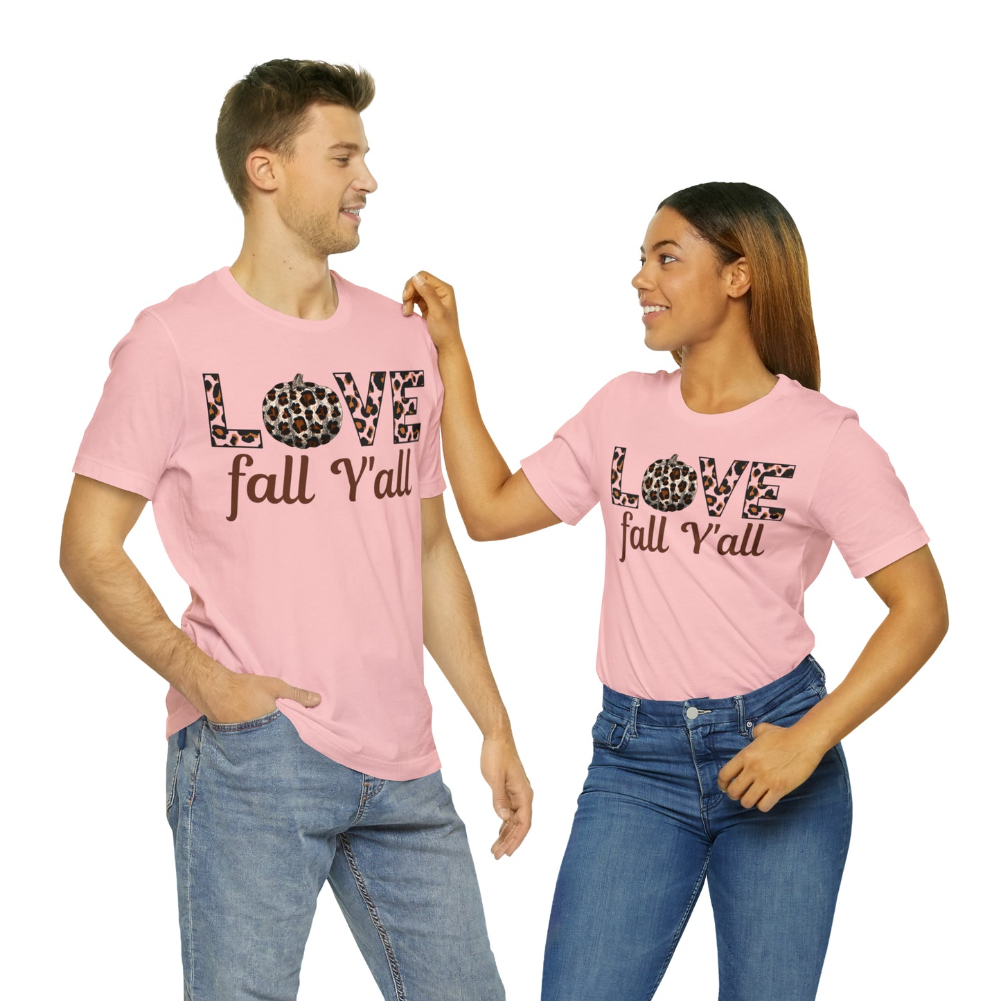 Leopard Print Love Fall Y'all Love Fall shirt Fall lover gift