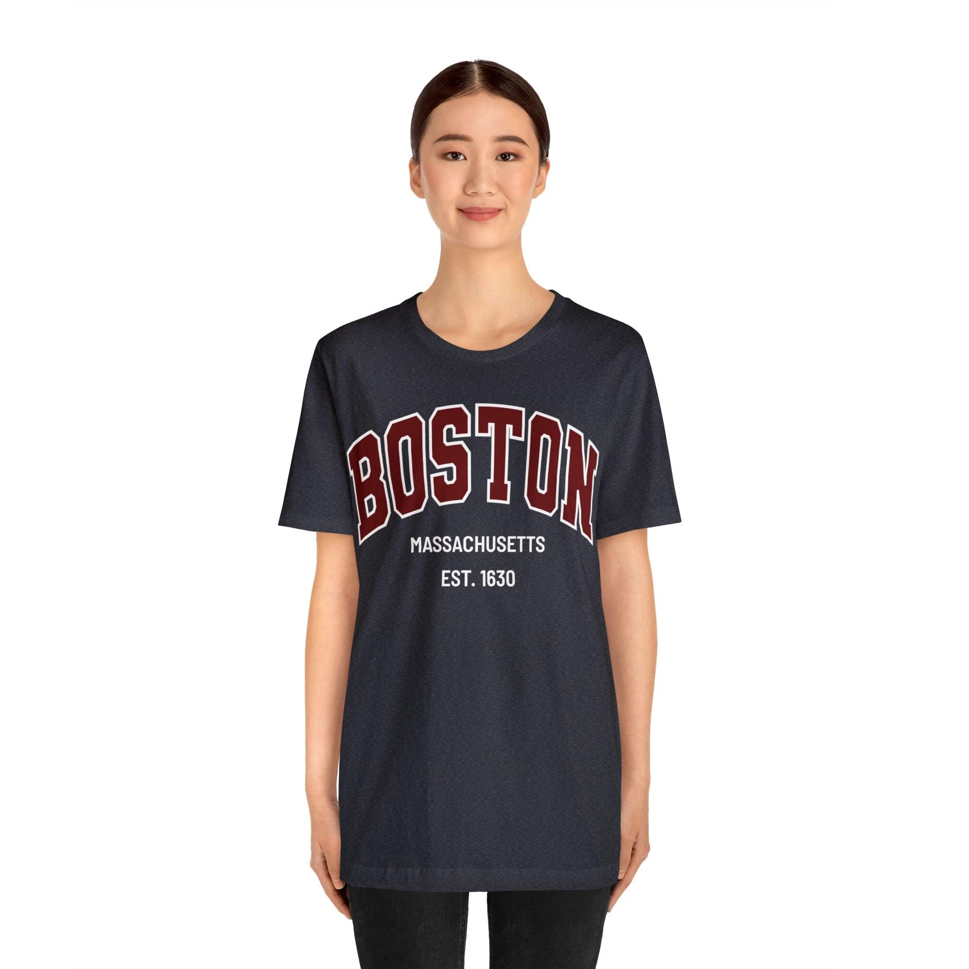 Boston Massachusetts T-shirt, Boston Shirt Boston Souvenir Boston TShirt, Boston Gift - Giftsmojo