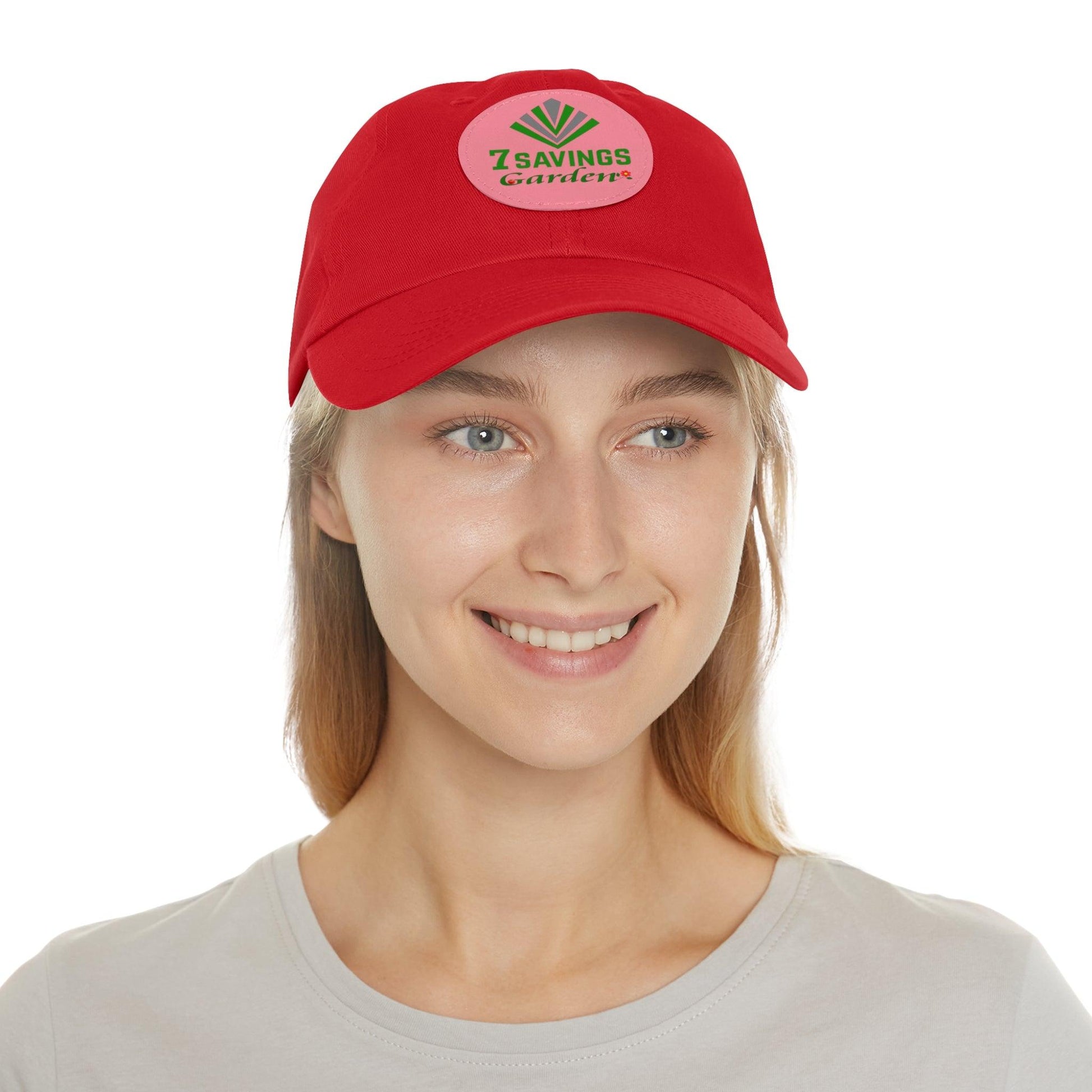7savings Dad Hat with Leather Patch (Round) Plant lover hat - Giftsmojo