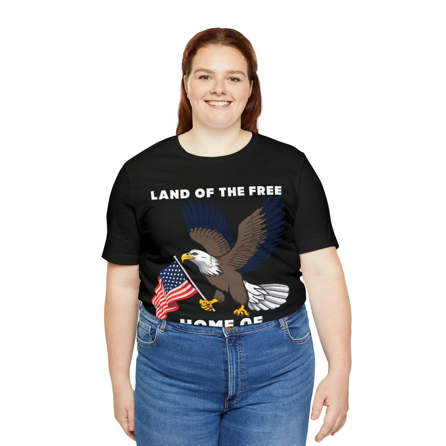 Celebrate Independence Day with Patriotic Shirts: Land of the free, Home of the Brave Shirt for Women and Men - Giftsmojo