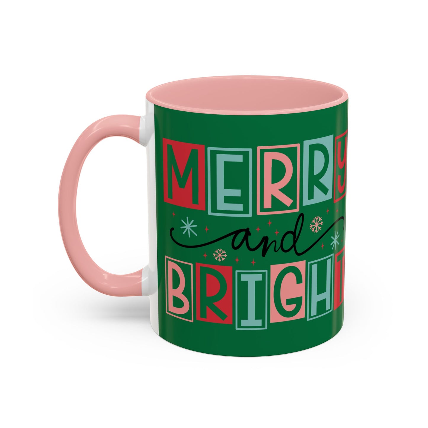 Mug - Merry and Bright Accent Coffee Mug (11oz Mug and 15oz Mug)