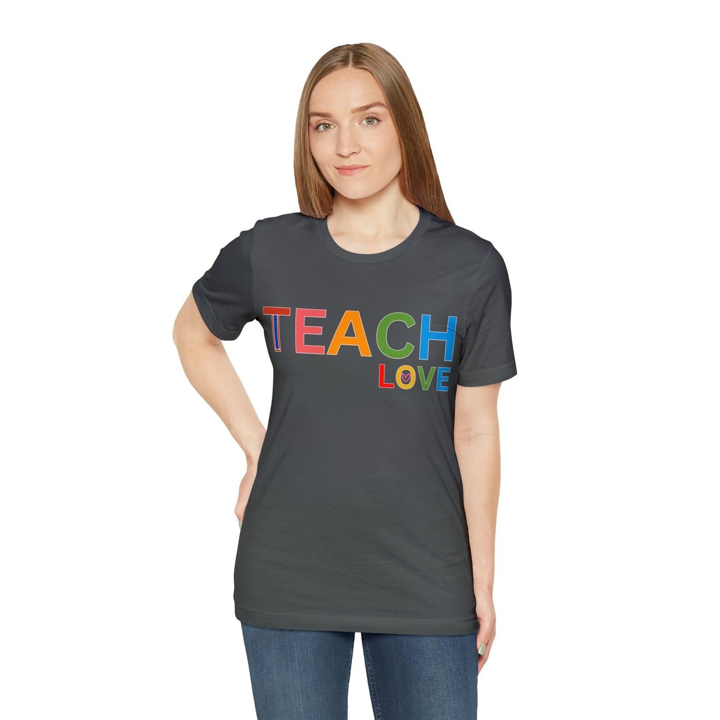 I Teach Love Shirt, Teacher Shirt, Teacher Appreciation Gift for Teachers - Giftsmojo