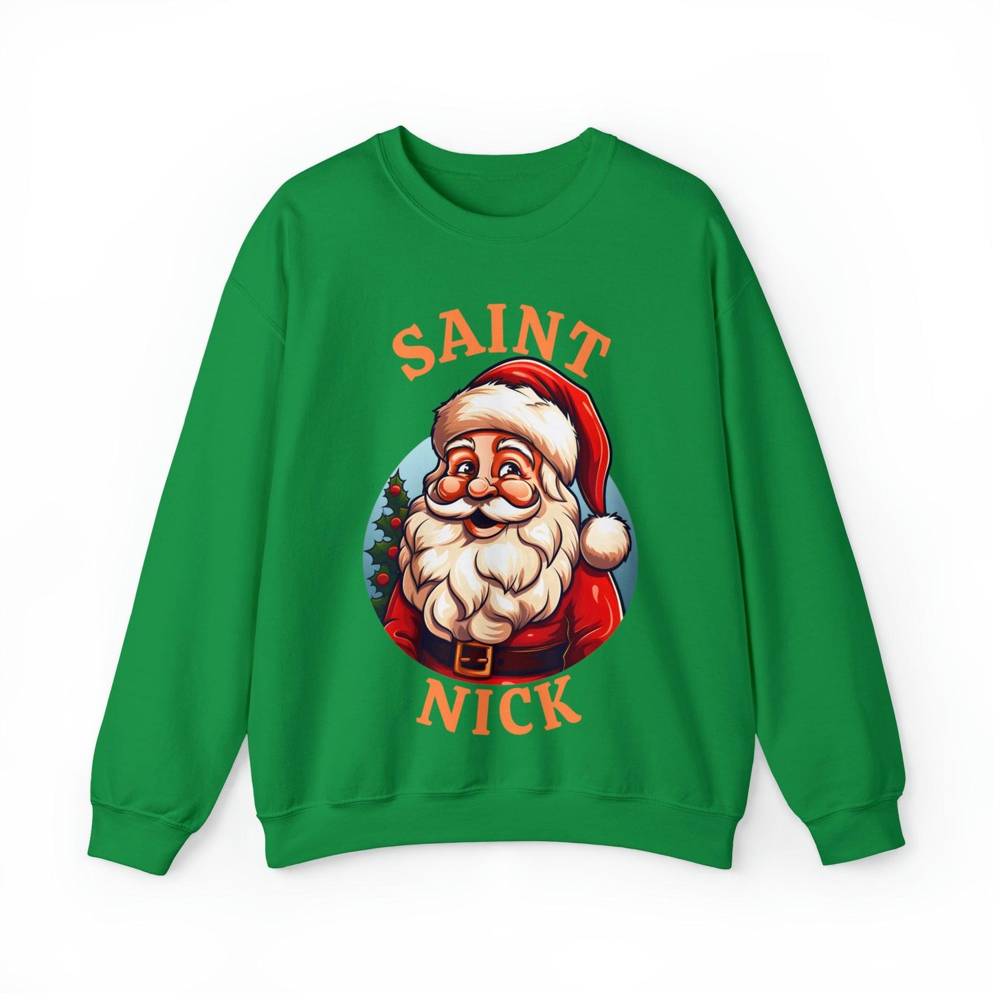 Saint Nick Shirt Christmas Santa Sweatshirt Santa Sweater Christmas Sweater Christmas Shirt Santa Claus Shirt - Giftsmojo