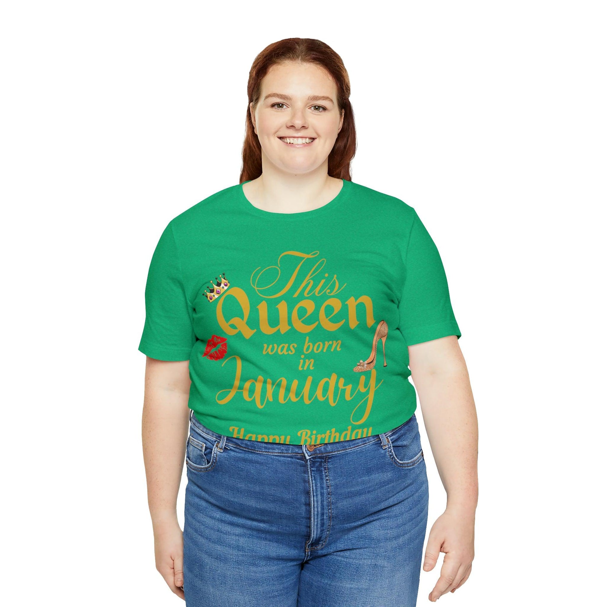 Birthday Queen Shirt, Gift for Birthday, This Queen was born in January Shirt, Funny Queen Shirt, Funny Birthday Shirt, Birthday Gift - Giftsmojo