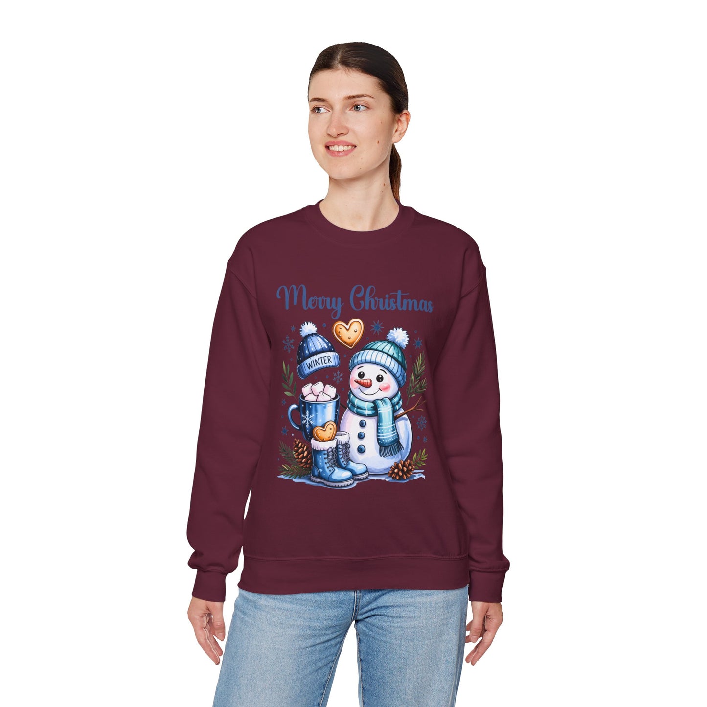 Christmas Snowman Holiday Sweatshirt