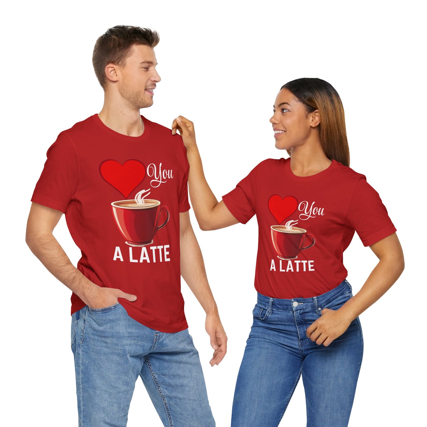 Coffee Lover Unisex Tee - Love You A Latte