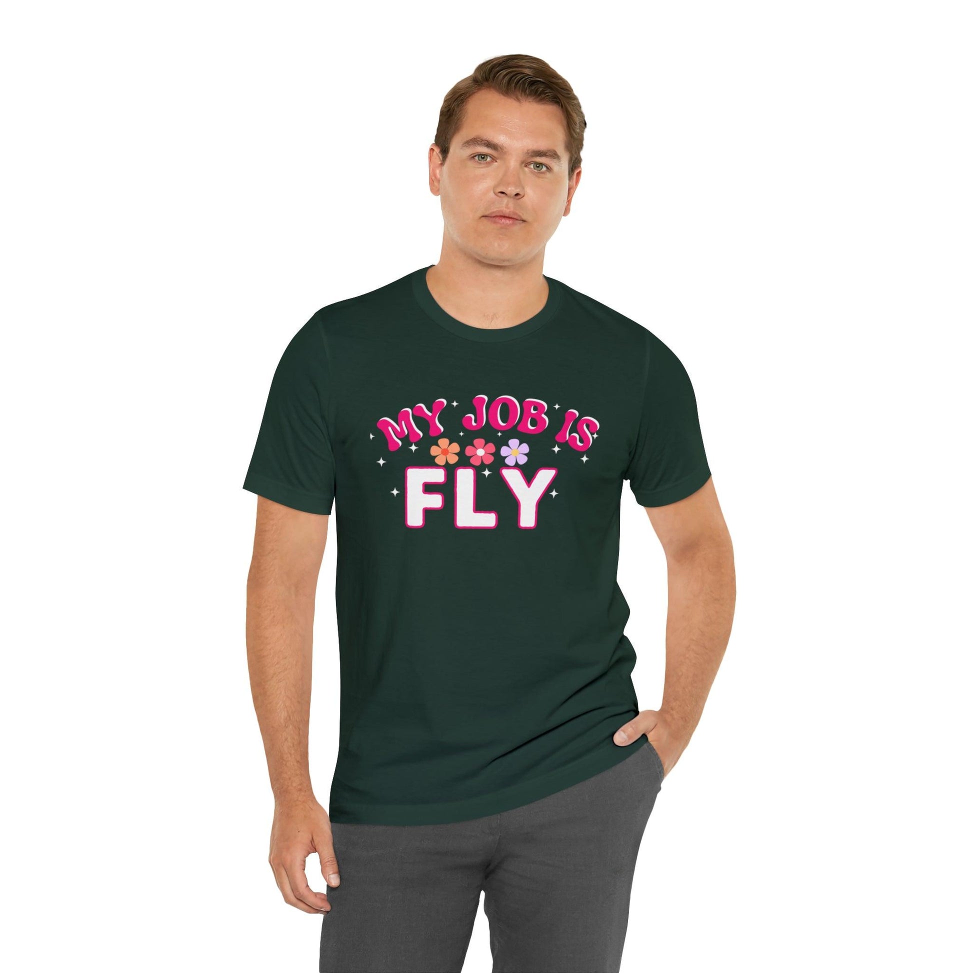 My Job is Fly Shirt Pilot Shirt Aviation Shirt Flight - Giftsmojo