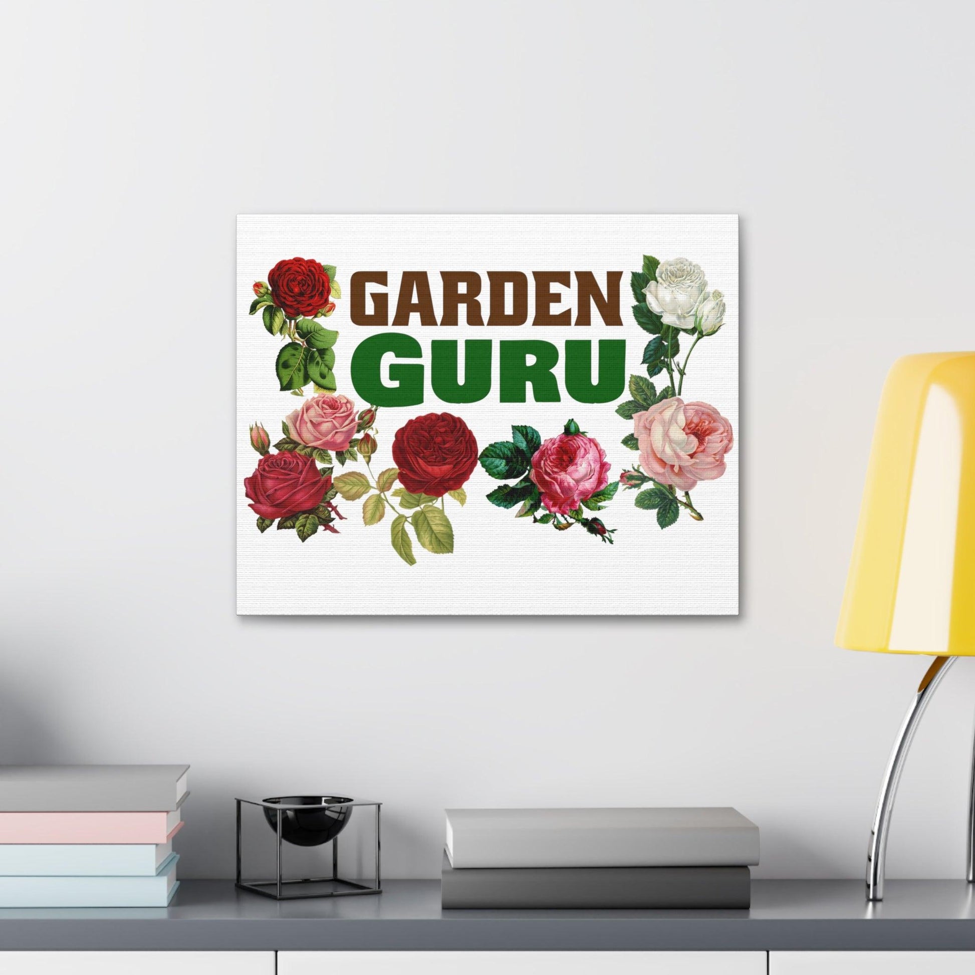 Garden Guru Garden Guru wall art - gift for garden lovers - plant lover gift nature lovers flower wall art - Giftsmojo