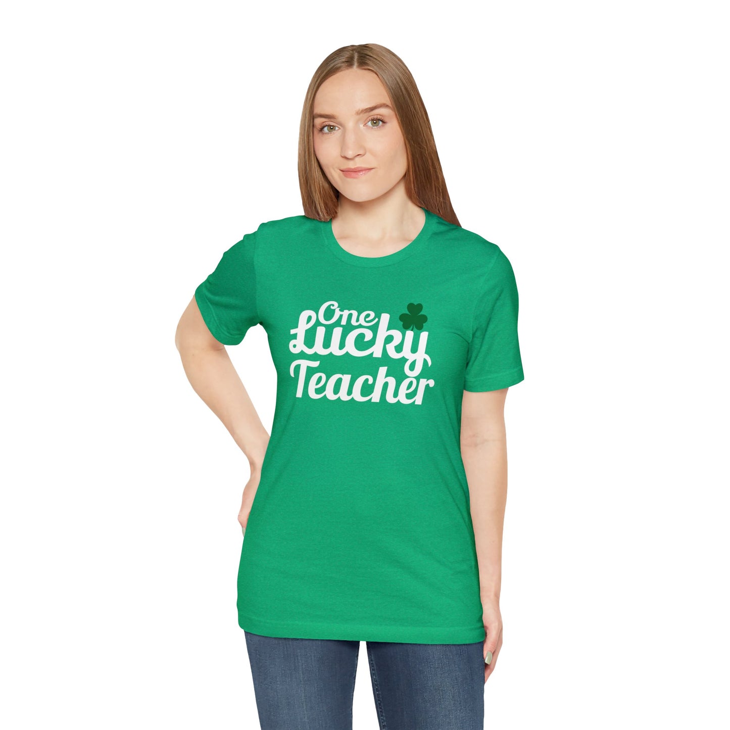 St Patrick's Day Gift for Teacher Shirts One Lucky Teacher Shirt