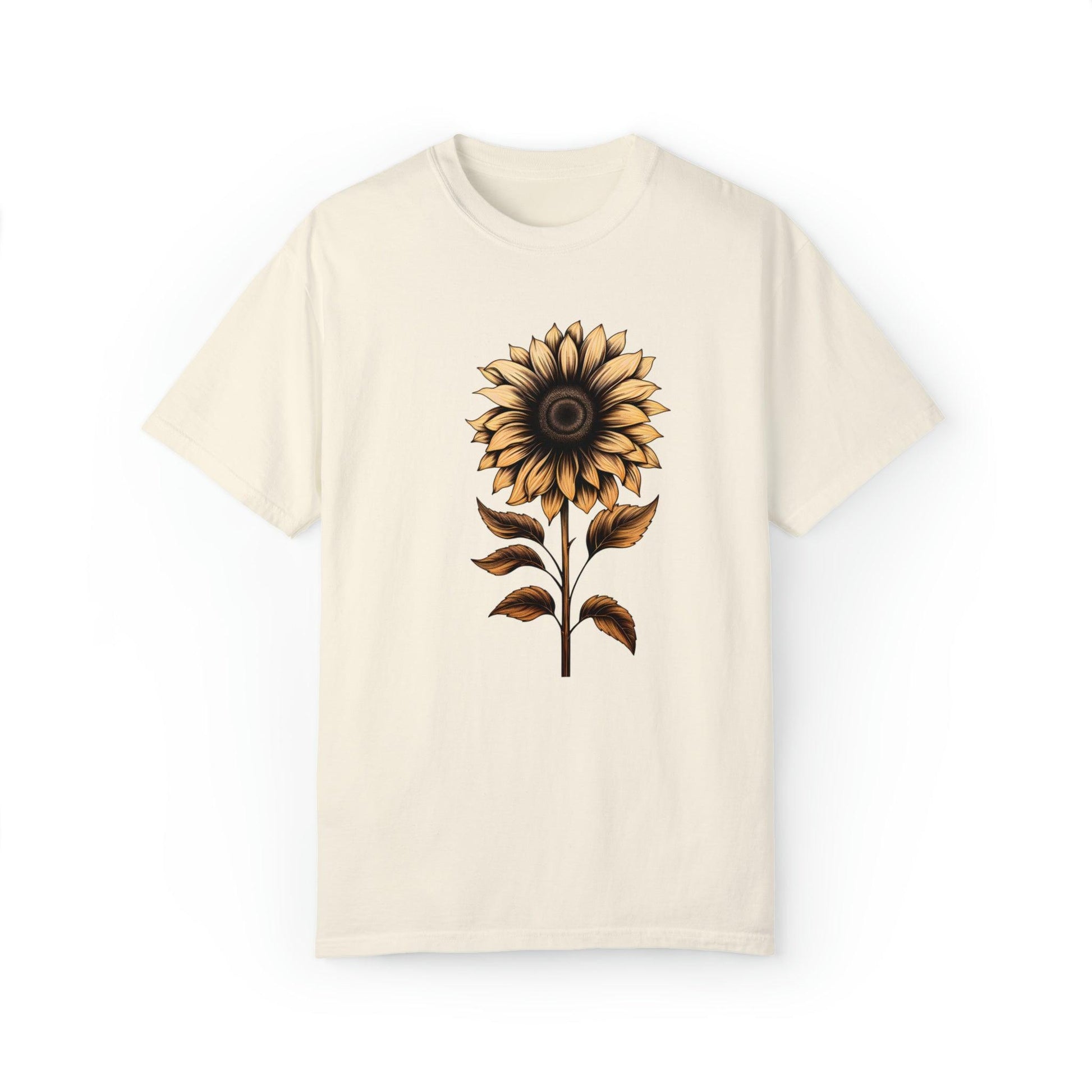 Vintage Sunflower Shirt Flower Shirt Aesthetic, Floral Graphic Tee Floral Shirt Flower T-shirt, Vintage Wild Flower Shirt Vintage Flower Shirt, - Giftsmojo