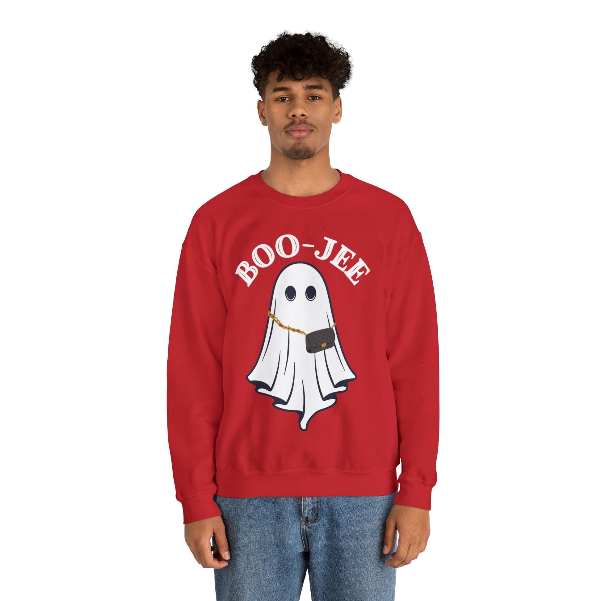 Boo-Jee Sweatshirt, Boo Halloween Sweatshirt Spooky - Giftsmojo