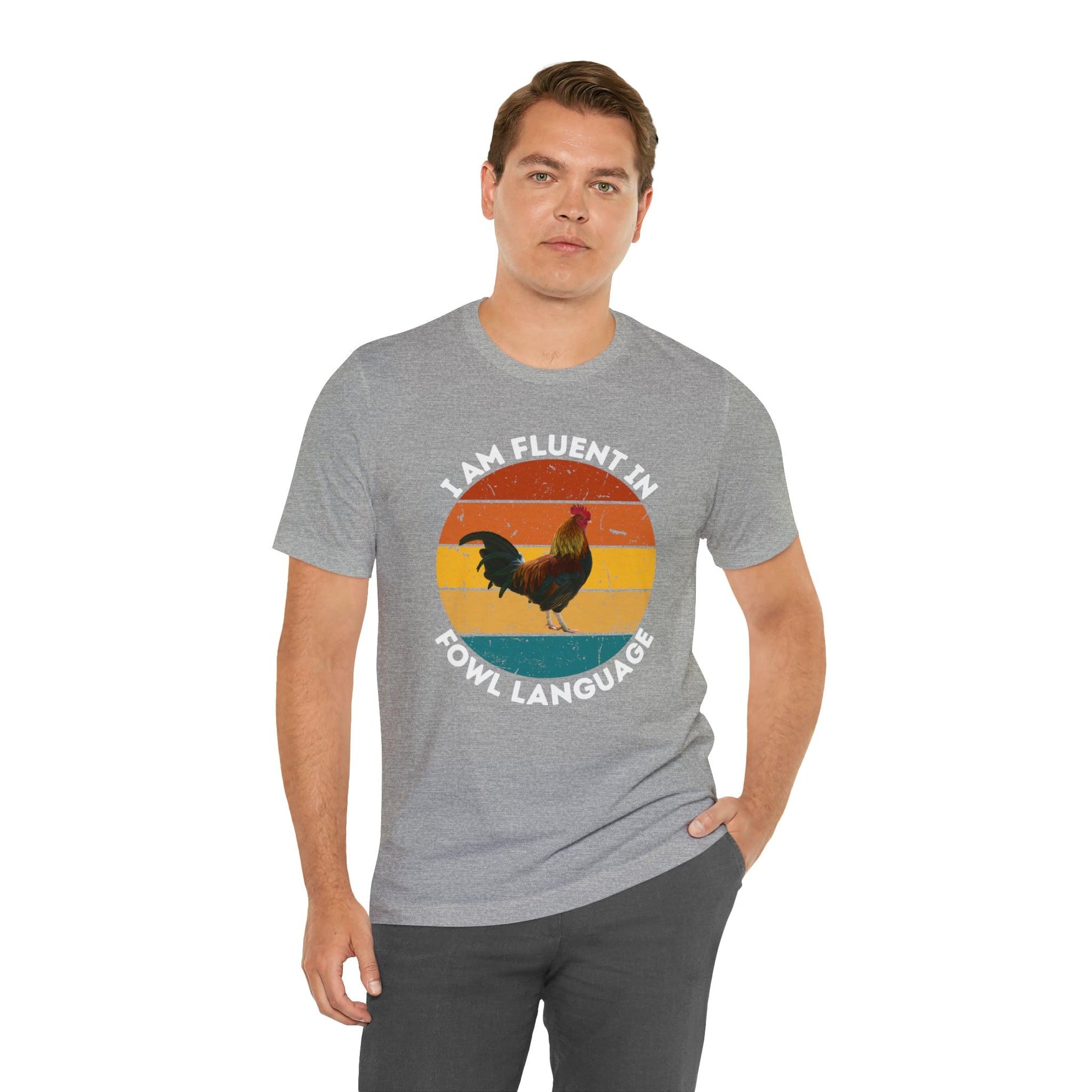 Fluent in Fowl Language shirt, Chicken Shirt Chicken Tee Chicken Owner Gift - Gift For Chicken Lover gift - Giftsmojo