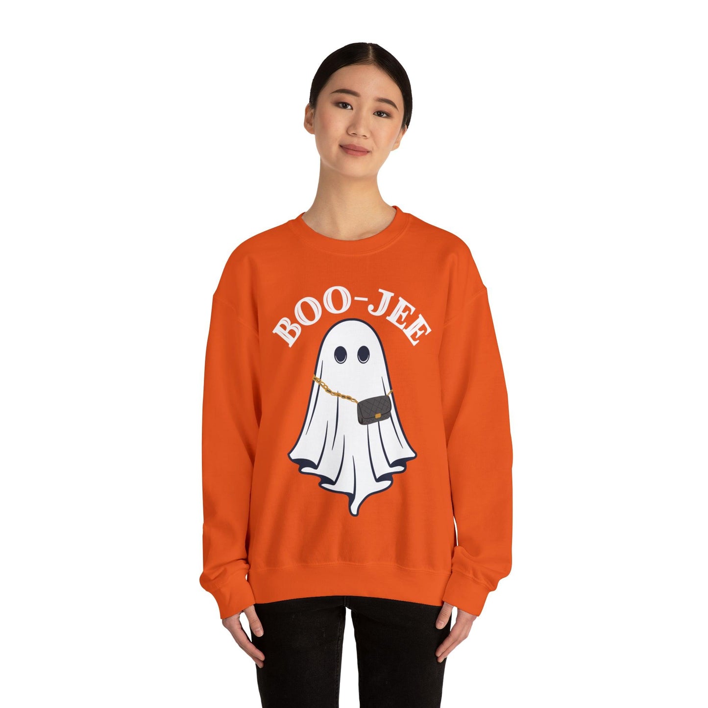 Boo-Jee Sweatshirt, Boo Halloween Sweatshirt Spooky - Giftsmojo