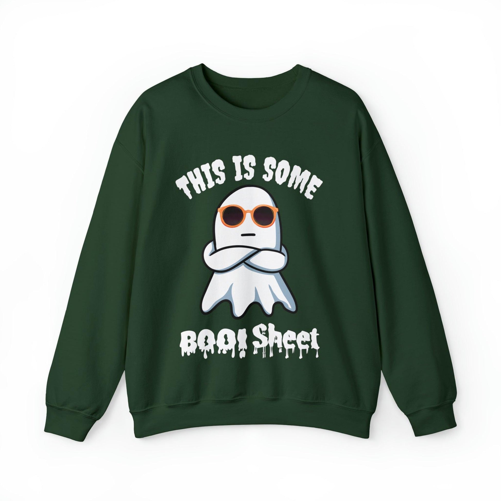 This Is Some Boo Sheet Ghost Sweatshirt Cute Ghost Sweatshirt Boo Ghost Sweatshirt Gift Shirt Funny Halloween Shirt Spooky Season Shirt - Giftsmojo