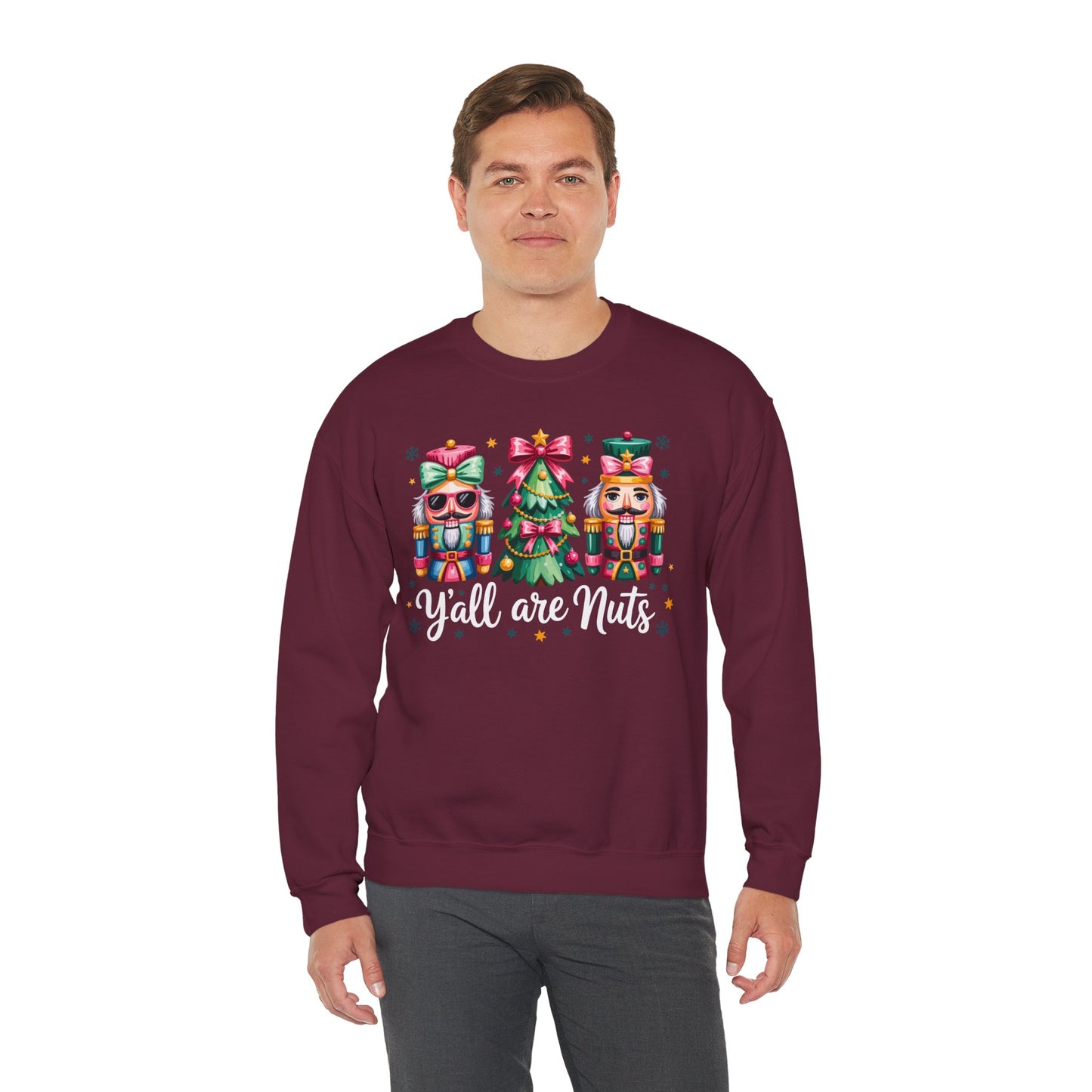Nutcracker Characters and Christmas Tree Sweatshirt
