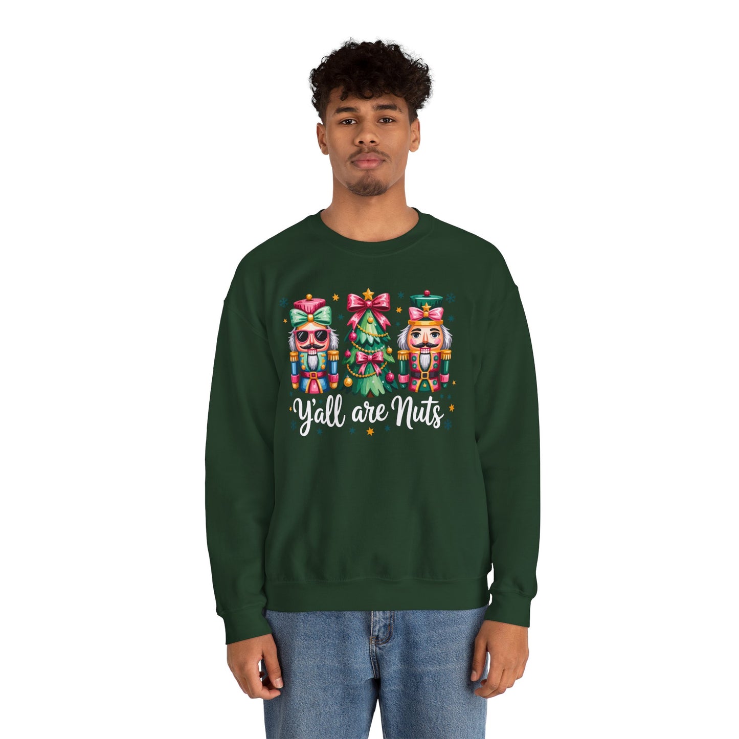 Nutcracker Characters and Christmas Tree Sweatshirt