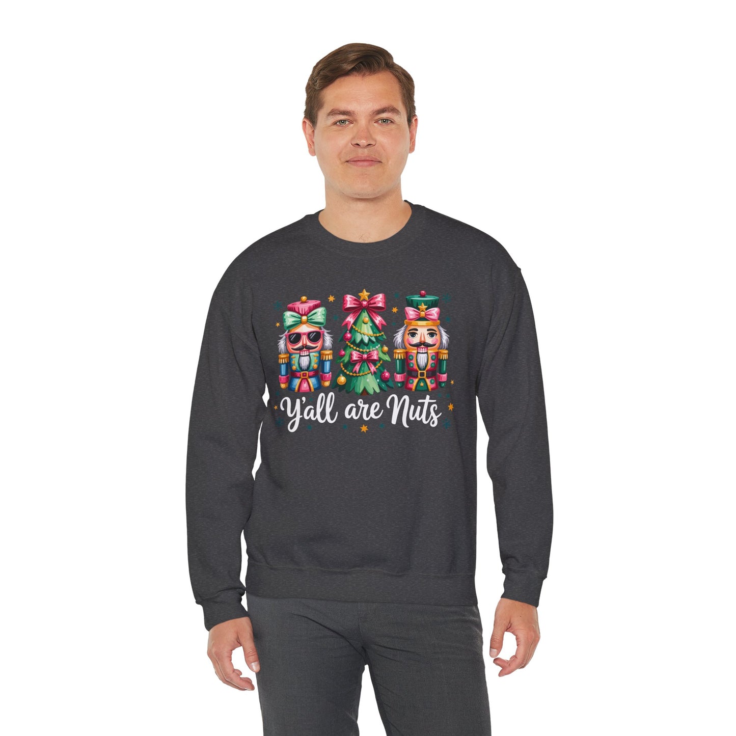 Nutcracker Characters and Christmas Tree Sweatshirt