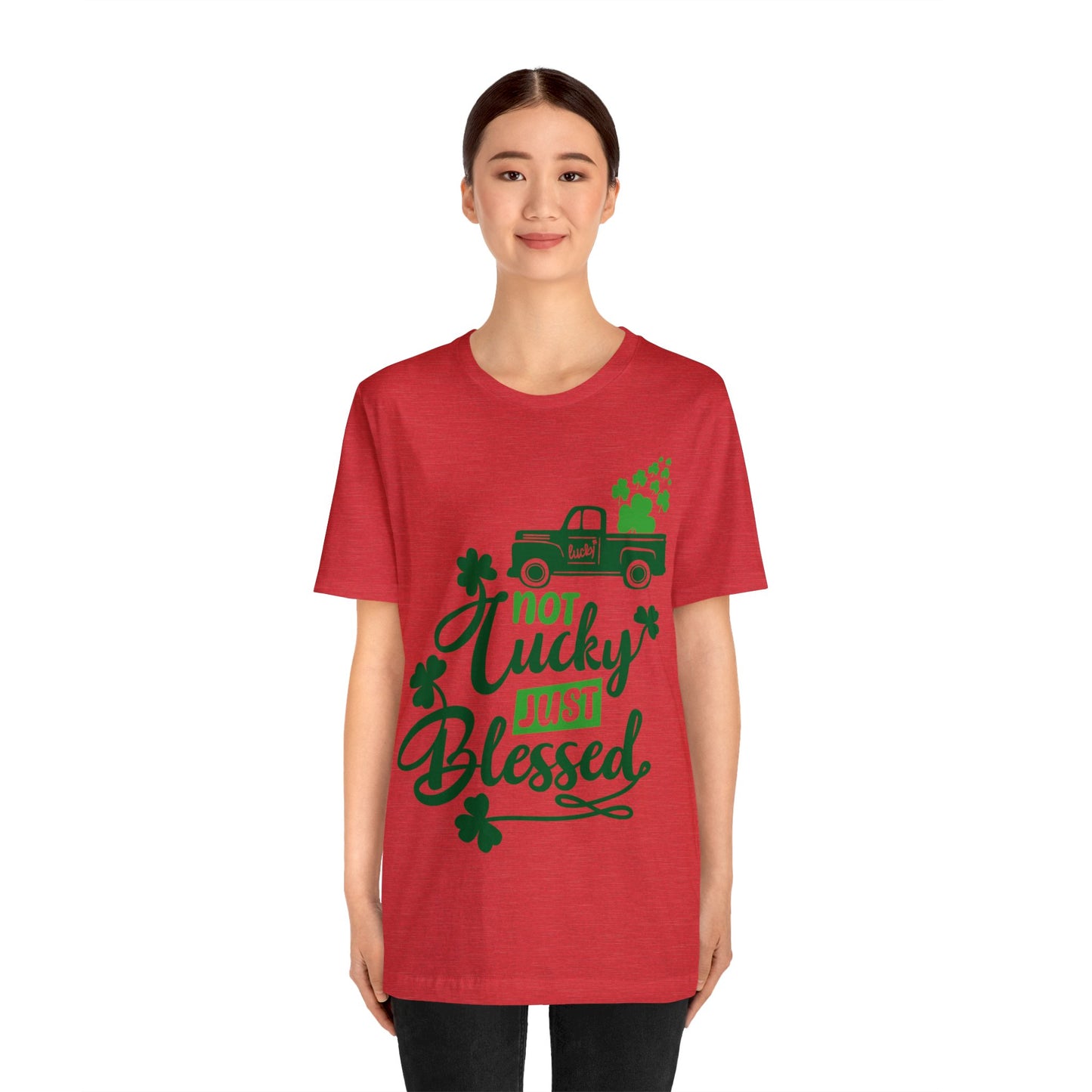 Not Lucky Just Blessed St Patrick's Day shirt Feeling Lucky Shirt Clover Shirt