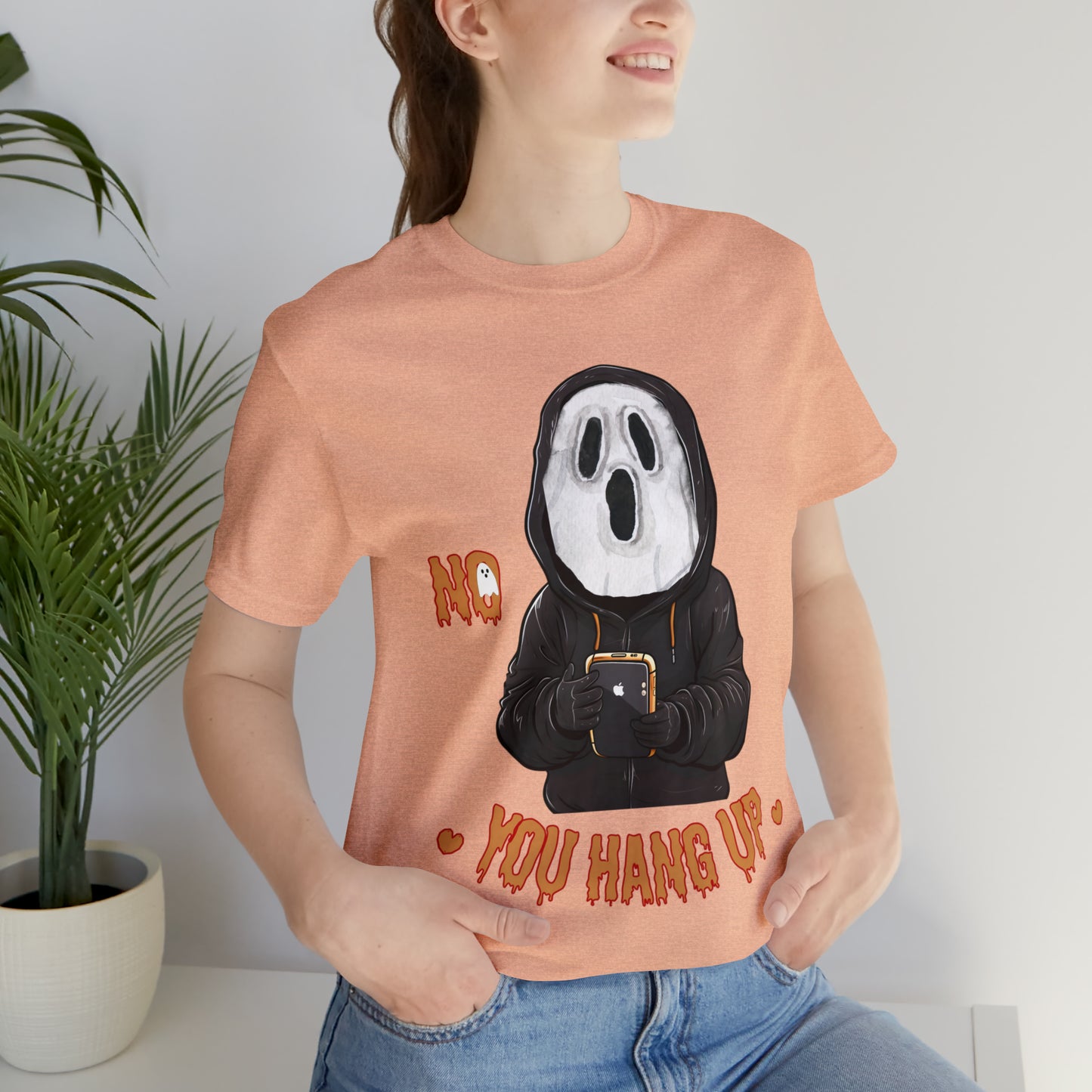 Elevate Your Halloween Style with the Playful 'No You Hang Up' Shirt Spooky shirt