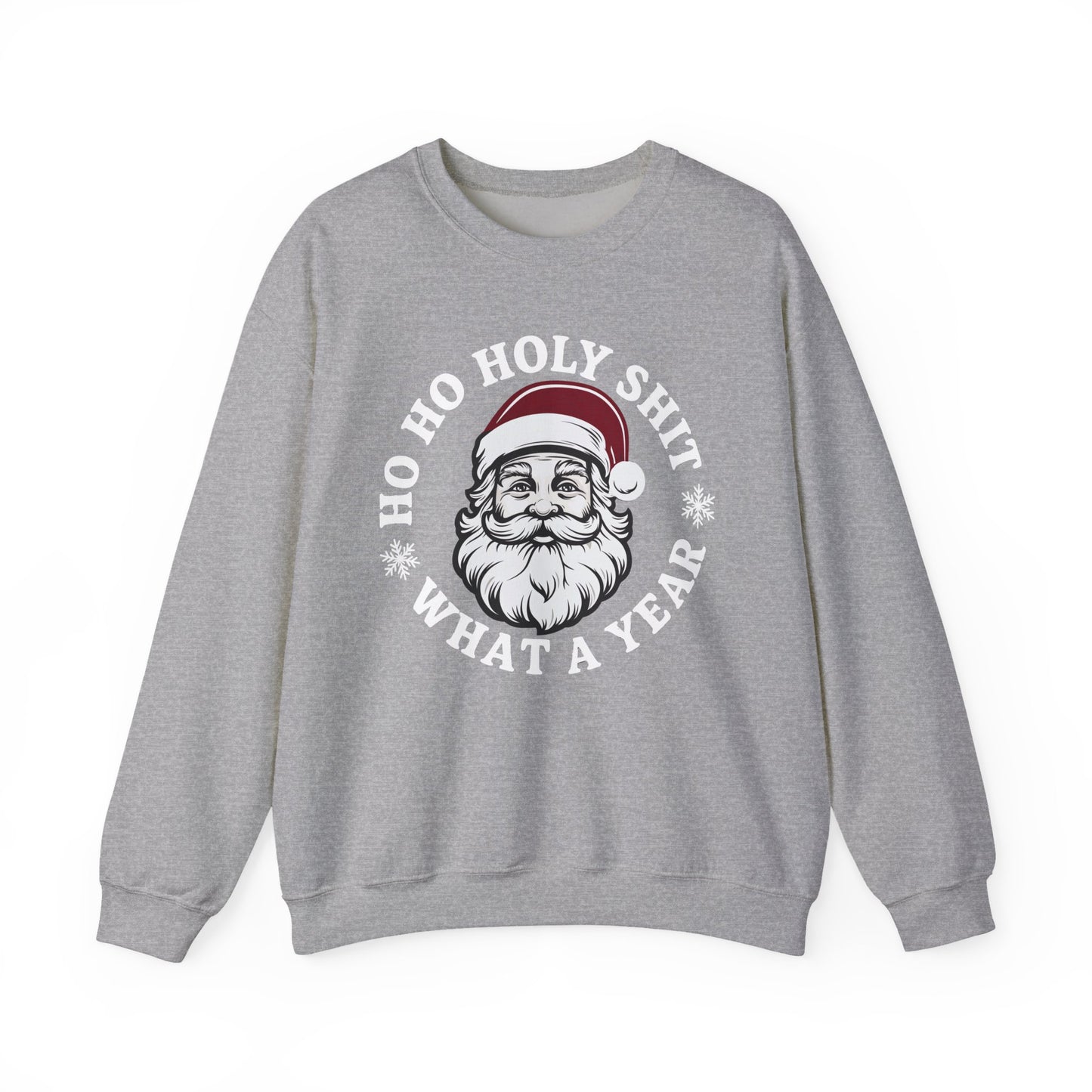 Ho Ho Holy Shit Christmas Sweatshirt Unisex Crew – GiftsMojo