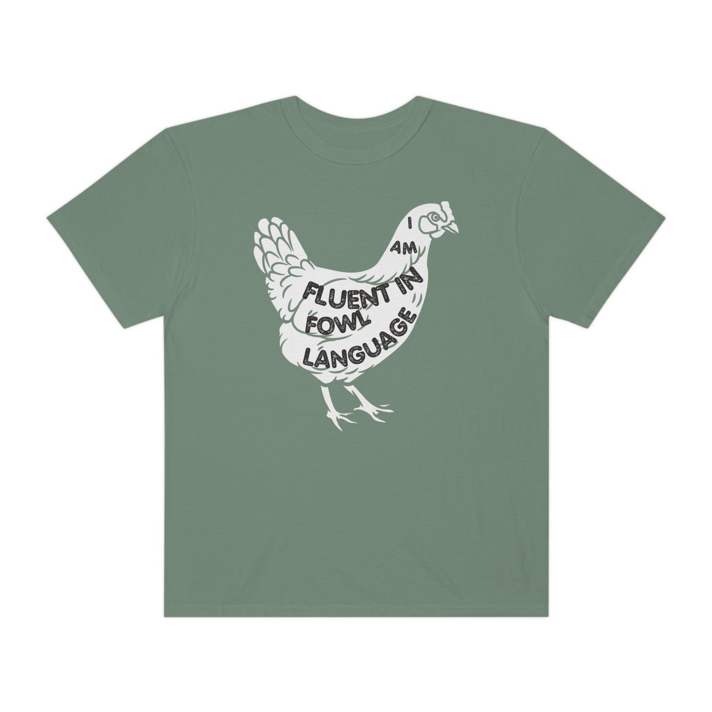 Chicken Shirt Chicken Tee Chicken Owner Gift -Fluent in Fowl Language Gift For Chicken Lover gift - Giftsmojo