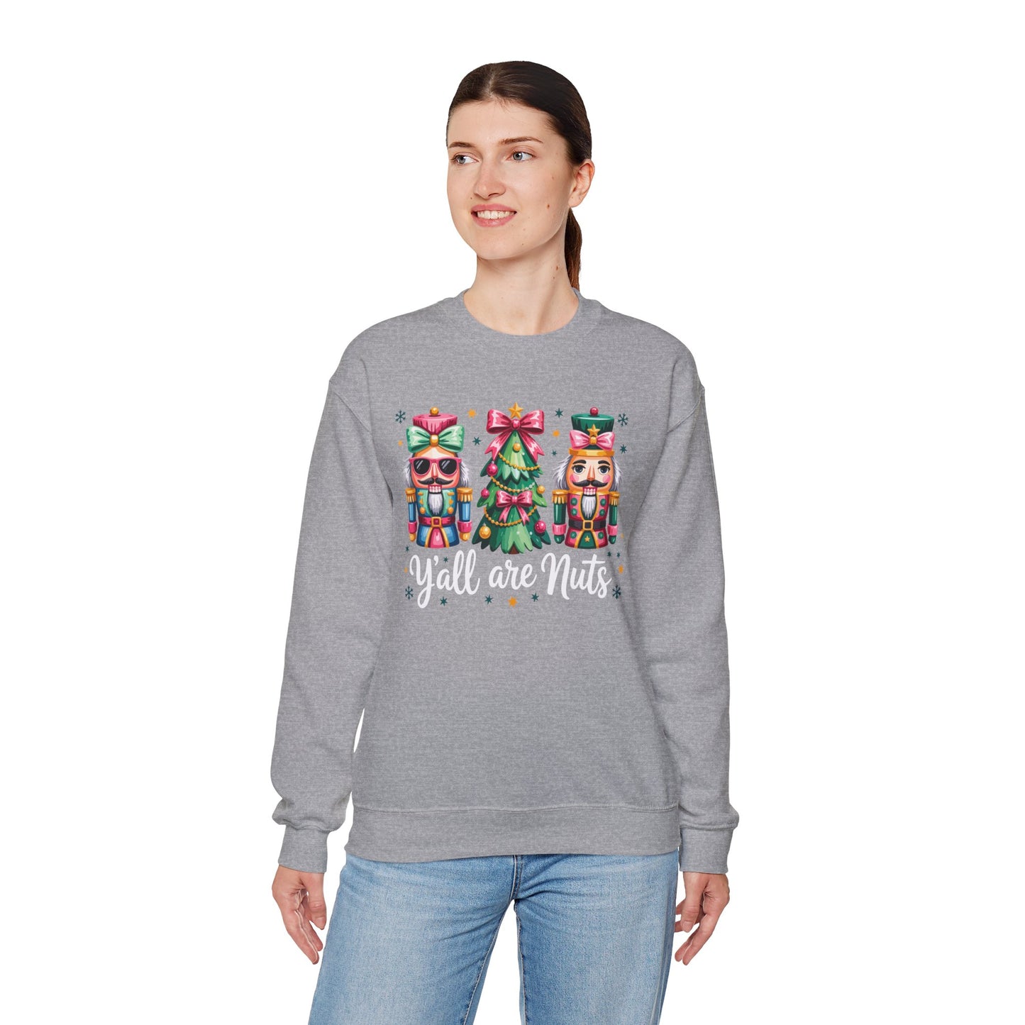 Nutcracker Characters and Christmas Tree Sweatshirt