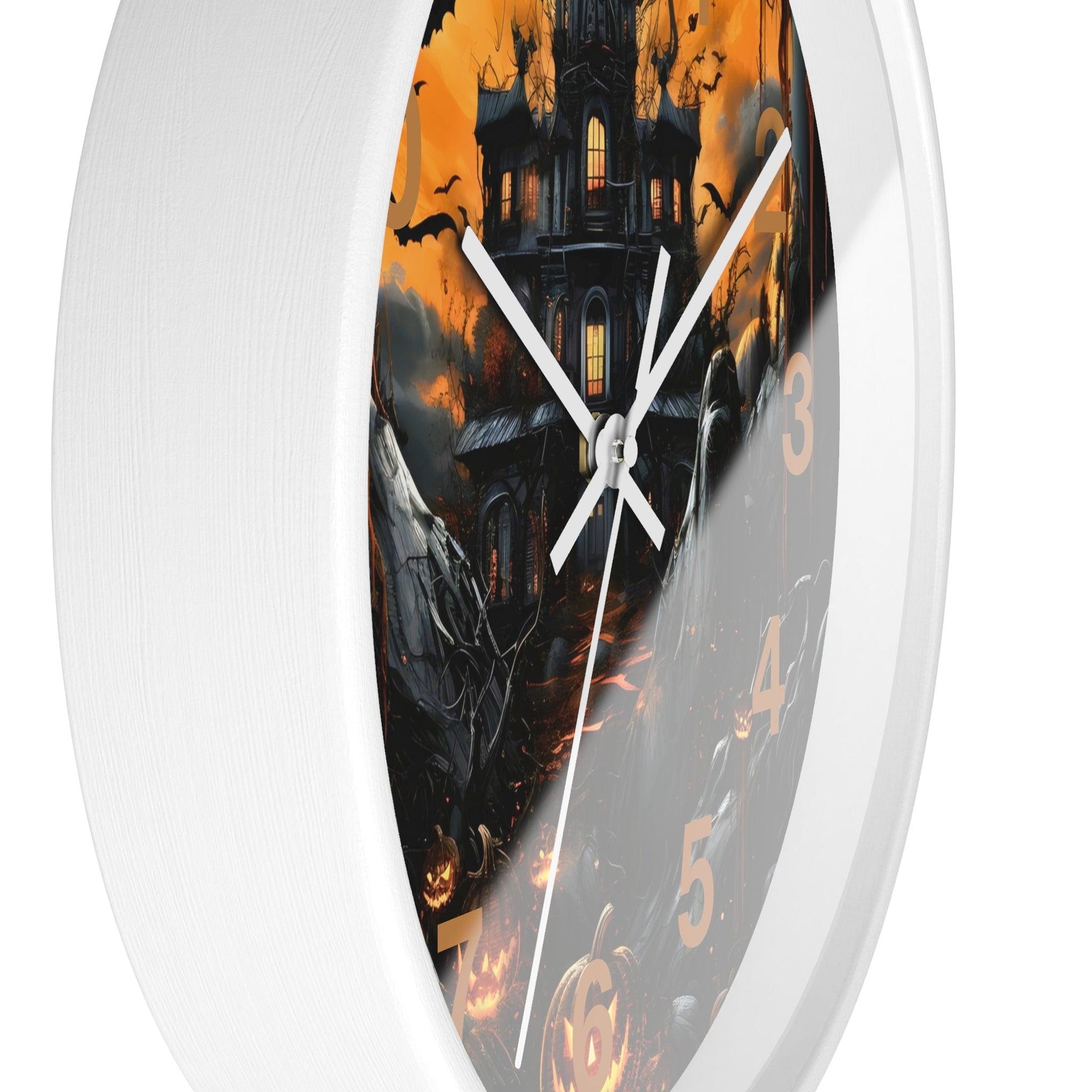 Halloween Ghost Wall Clock Halloween Wall Clocks Halloween Clock Fall Clock Halloween Decor Home decor - Giftsmojo