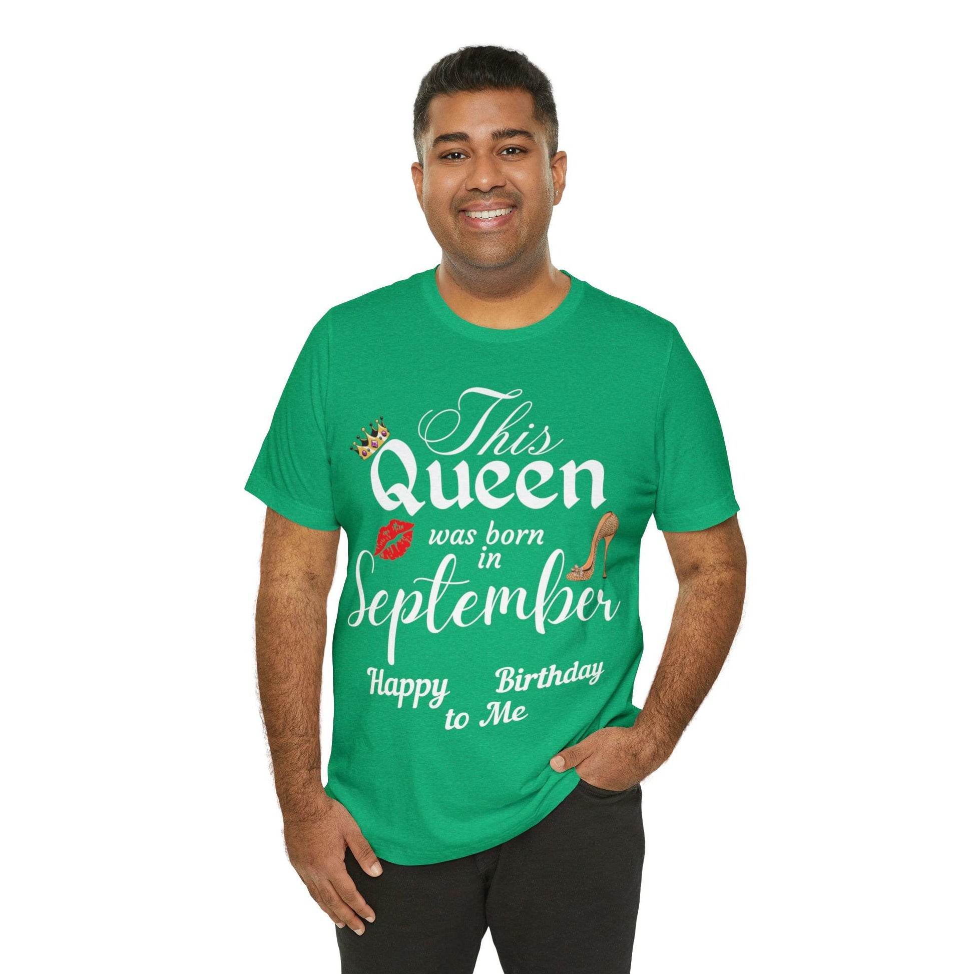 Birthday Queen Shirt, Gift for Birthday, This Queen was born in September Shirt, Funny Queen Shirt, Funny Birthday Shirt, Birthday Gift - Giftsmojo