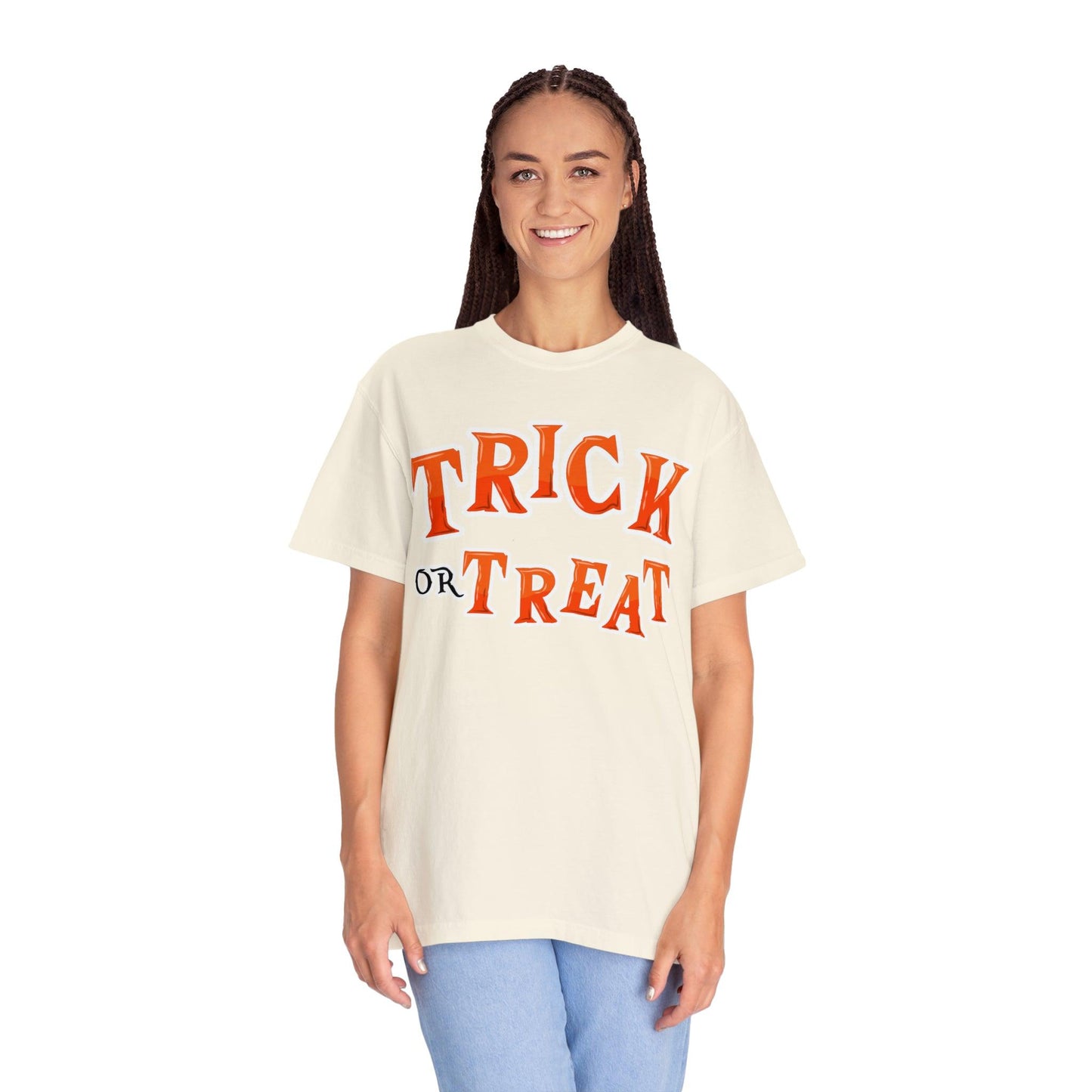 Retro Halloween Tshirt, Trick or Treat Shirt Halloween Costume Vintage Shirt Halloween Shirt Cute Spooky Shirt, Halloween Gift Halloween T-shirt - Giftsmojo