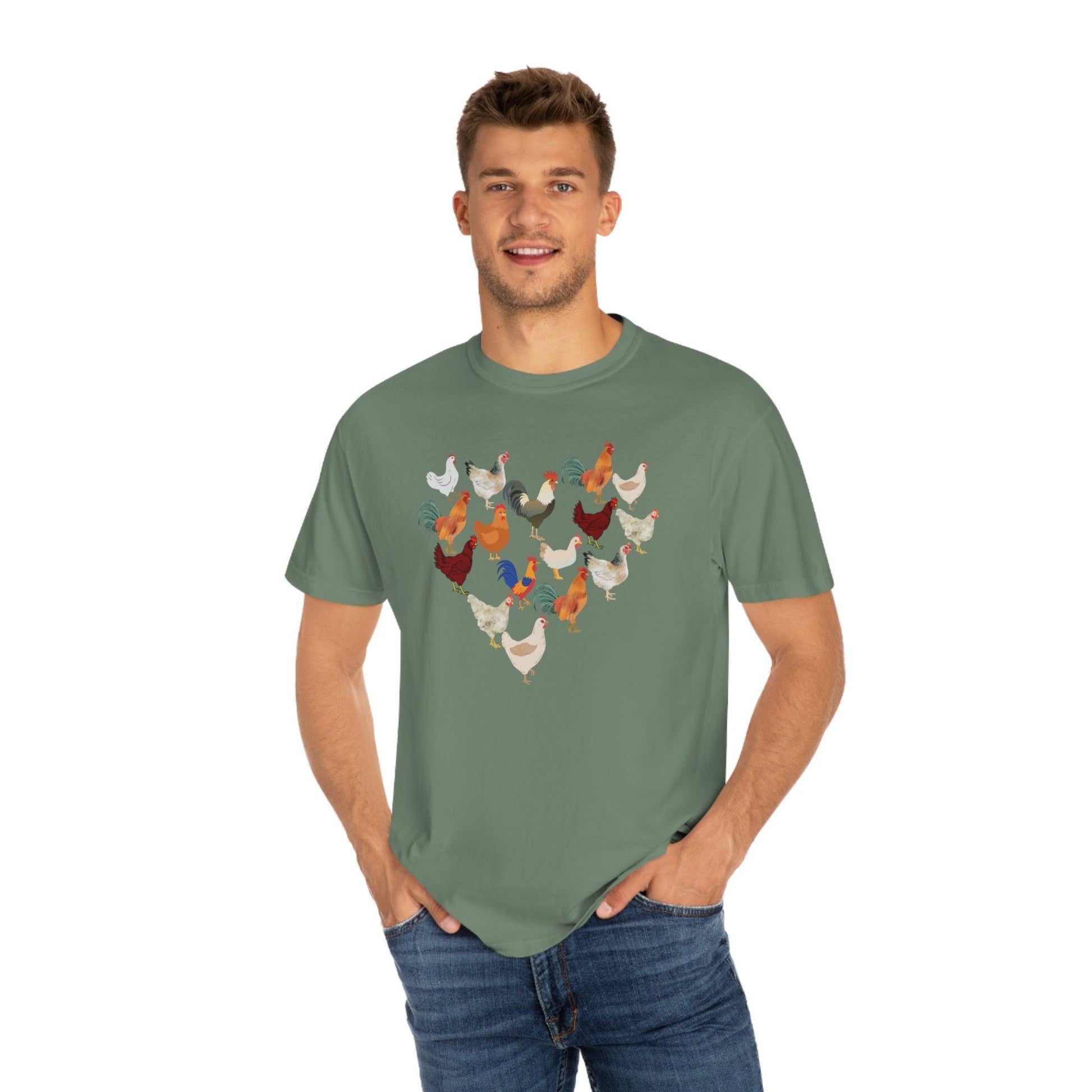 Love Chicken Shirt Chicken Tee Chicken Owner Gift - Gift For Chicken Lover gift - Giftsmojo