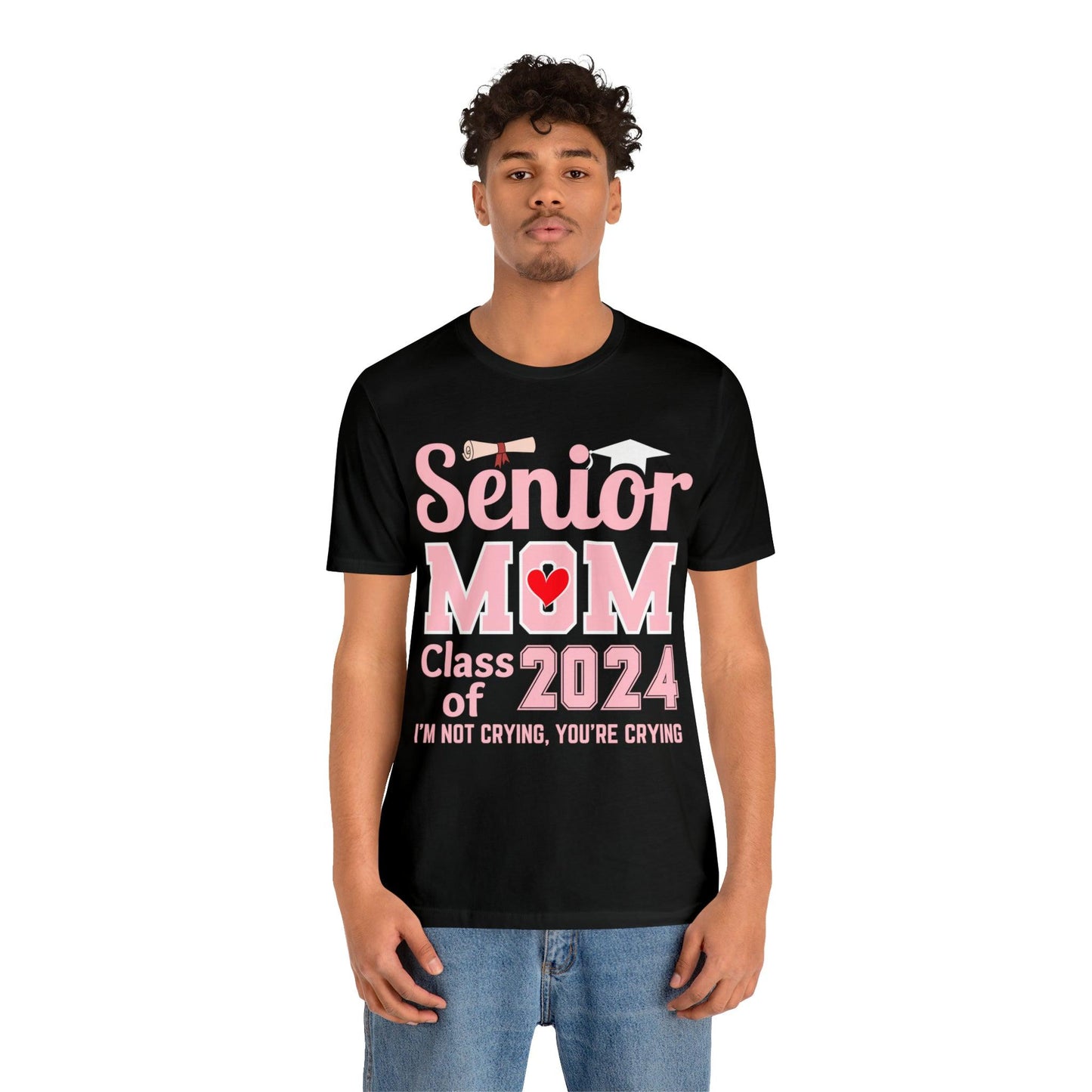 Senior Mom Class of 2024 T-Shirt Pink, Proud Senior Mom Shirt, Gift for Graduate, Graduation 2024 Family Shirt 2024 Senior Mom - Giftsmojo