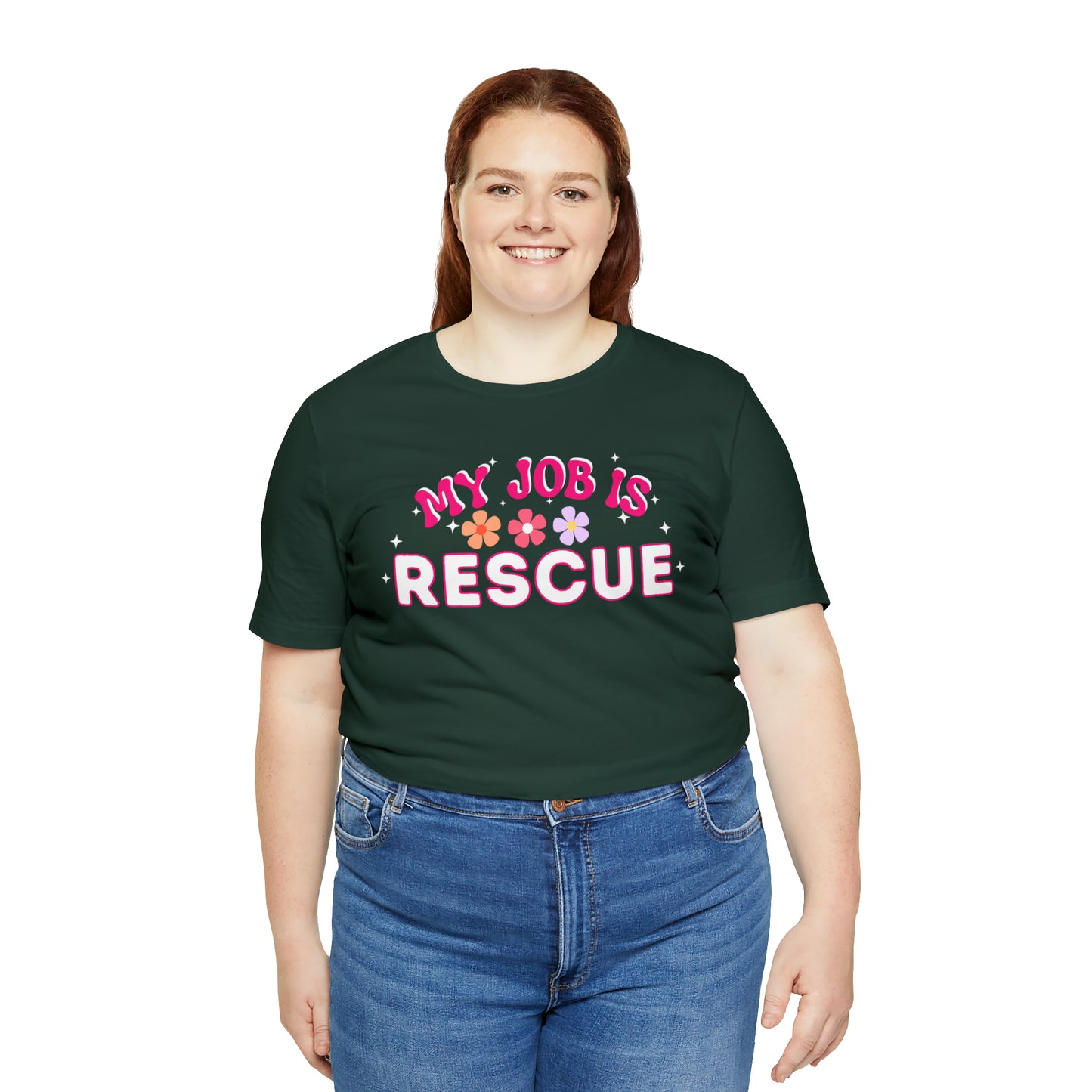 My Job is Rescue Shirt Firefighter Shirt Coast Guard Shirt Paramedic, Lifeguard,