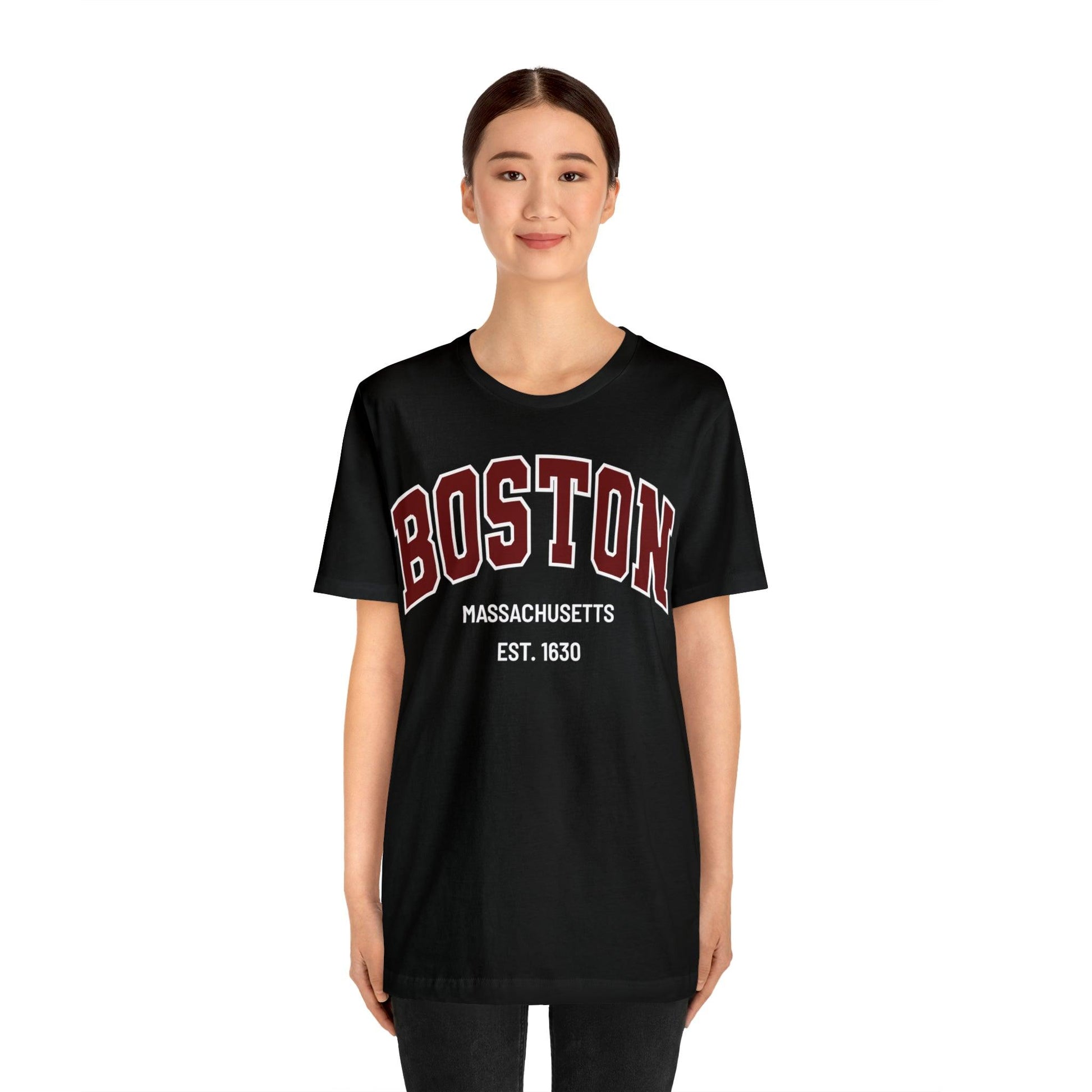 Boston Massachusetts T-shirt, Boston Shirt Boston Souvenir Boston TShirt, Boston Gift - Giftsmojo