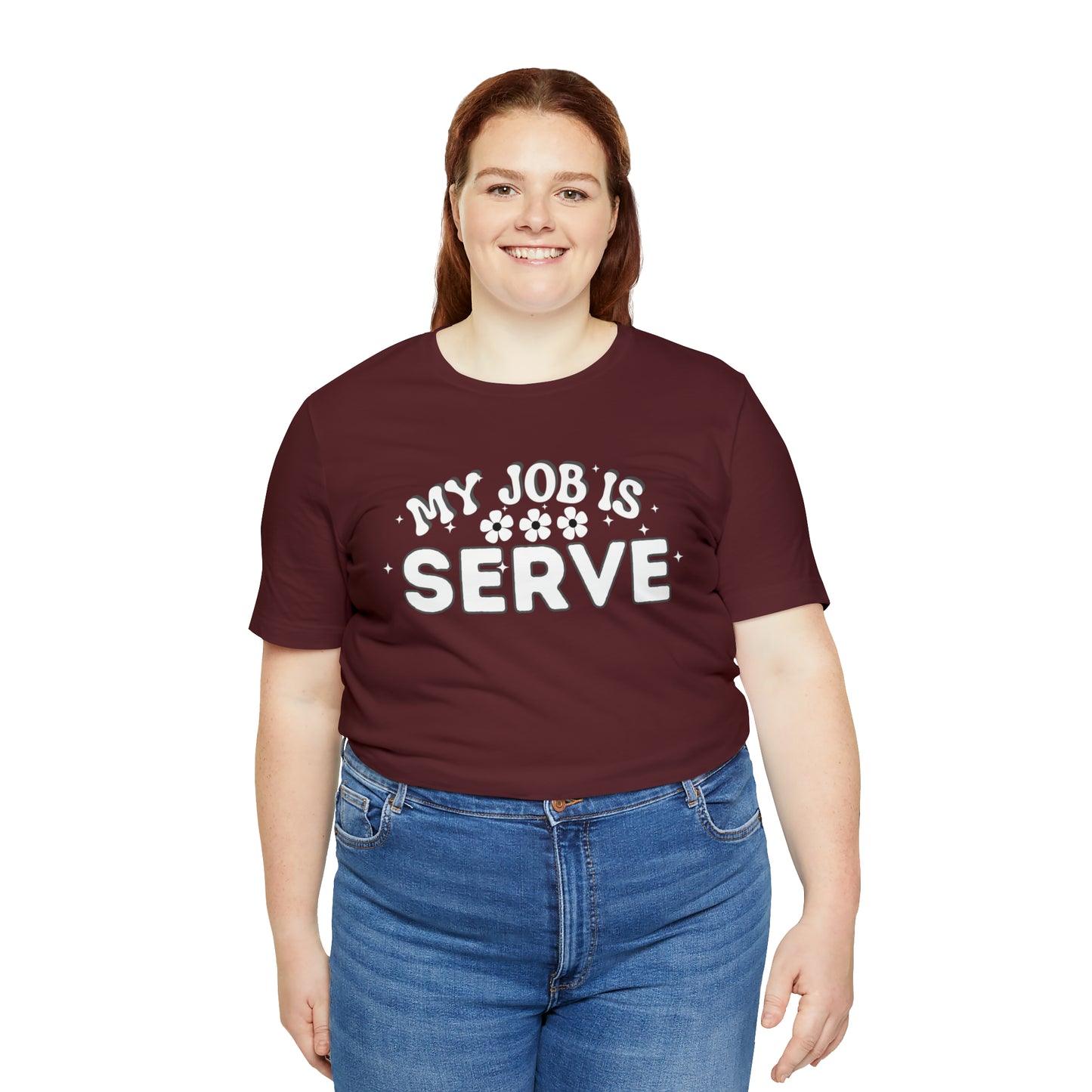 My Job is Serve Shirt Military Shirt Customer Service Shirt Waiter/Waitress Public Servant, Hotel Concierge, Caterer, Flight Attendant, Bartender Barista