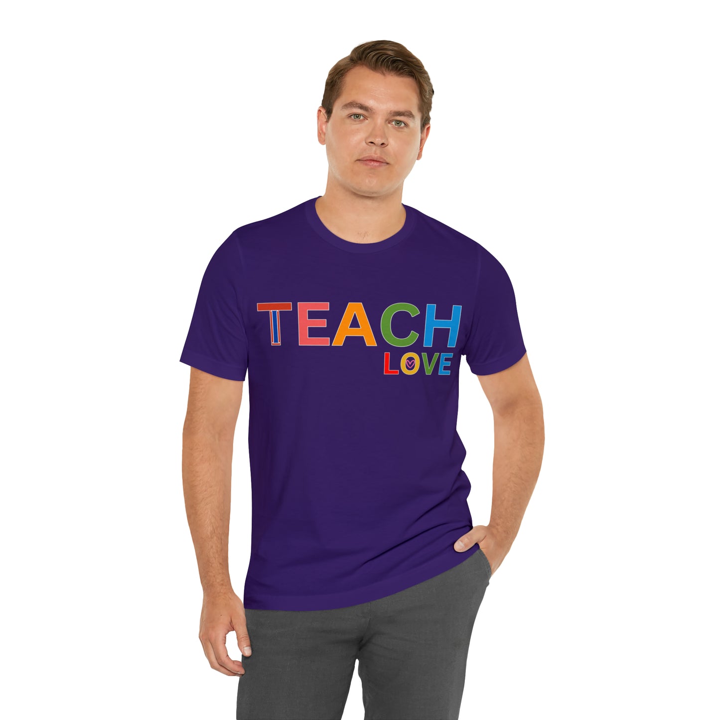 I Teach Love Shirt, Teacher Shirt, Teacher Appreciation Gift for Teachers