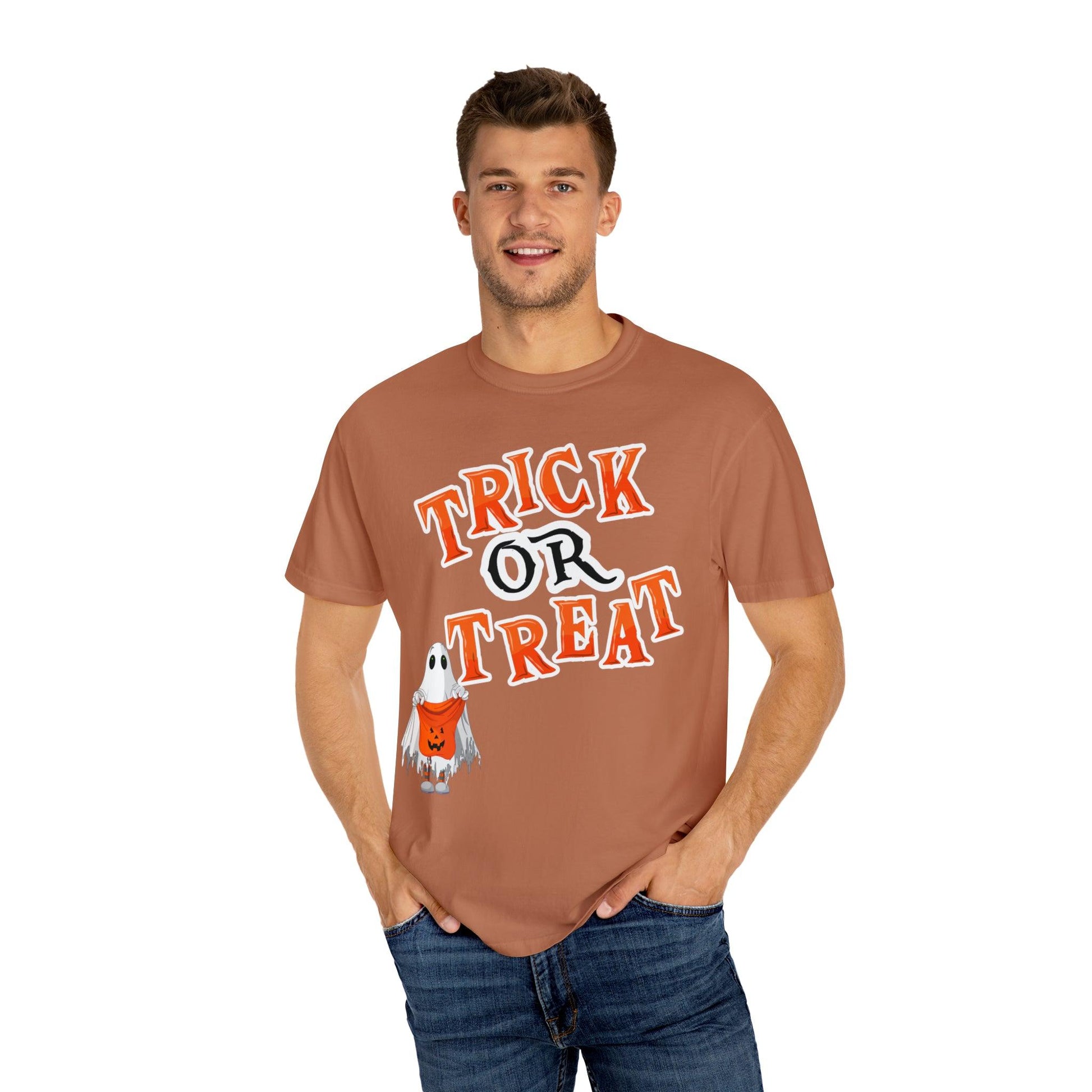 Embrace Halloween Cuteness with Our Cute Trick or Treat Shirt for Women and Men - Limited Edition - Giftsmojo