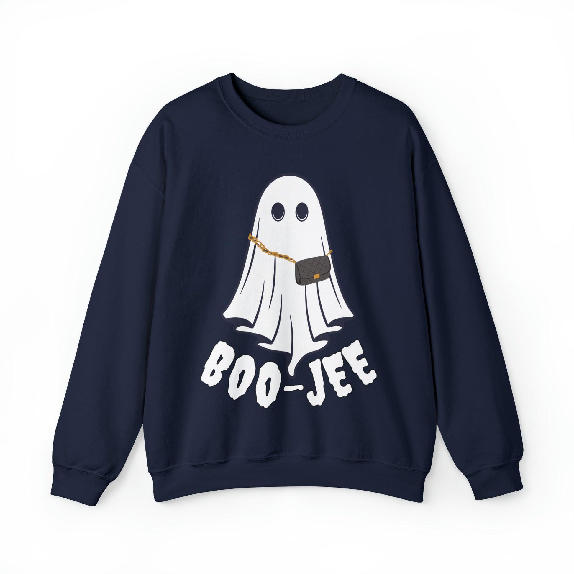 Boo-Jee Sweatshirt, Boo Halloween Sweatshirt, Spooky Ghost Sweatshirt, Boo Jee Shirt, Halloween Ghost Sweatshirt, Halloween Boo Shirt - Giftsmojo