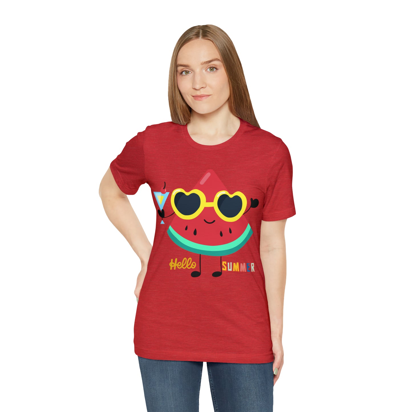 Funny Hello Summer Shirt, Water Mellon shirt, Summer shirts for women and men