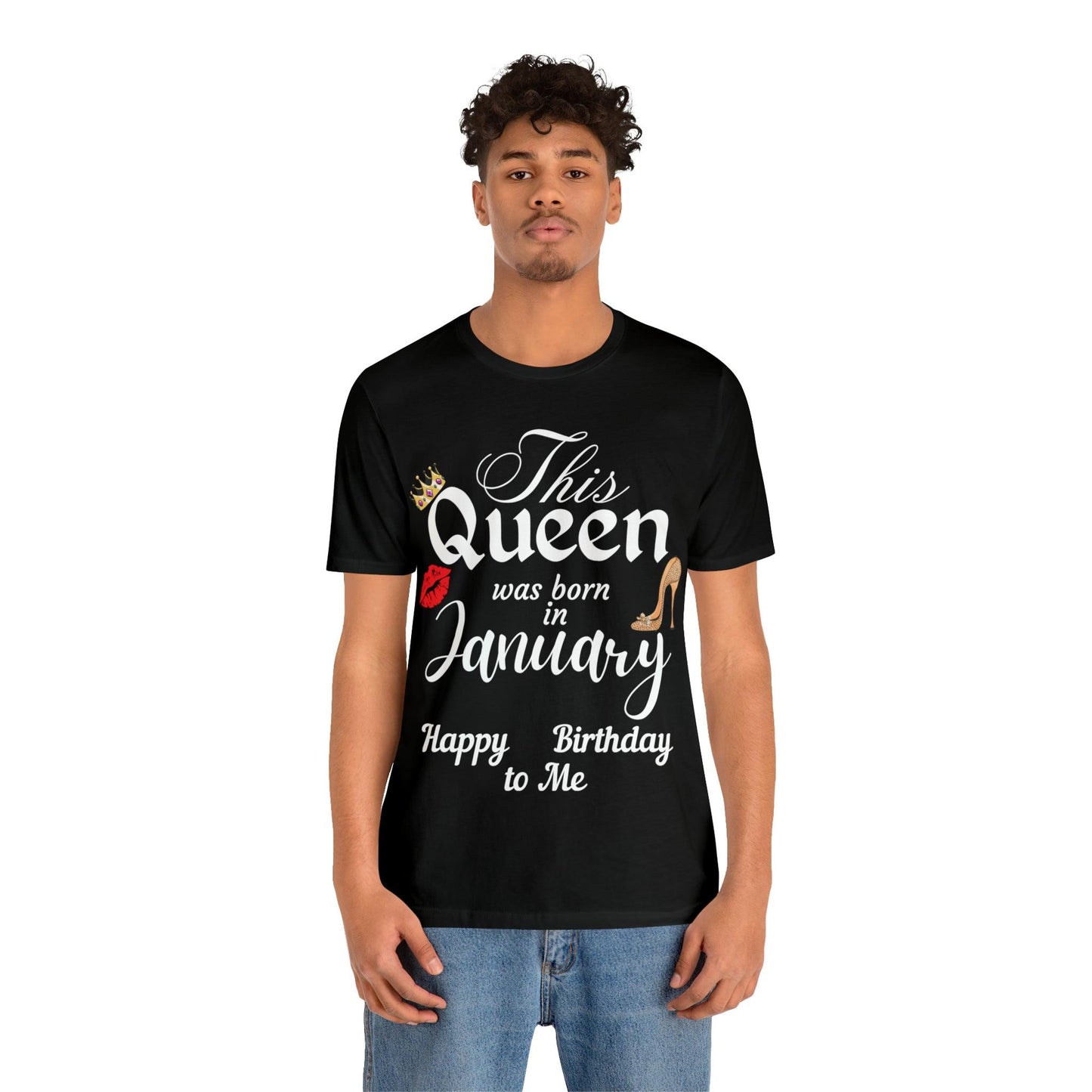 Birthday Queen Shirt, Gift for Birthday, This Queen was born in January Shirt, Funny Queen Shirt, Funny Birthday Shirt, Birthday Gift - Giftsmojo