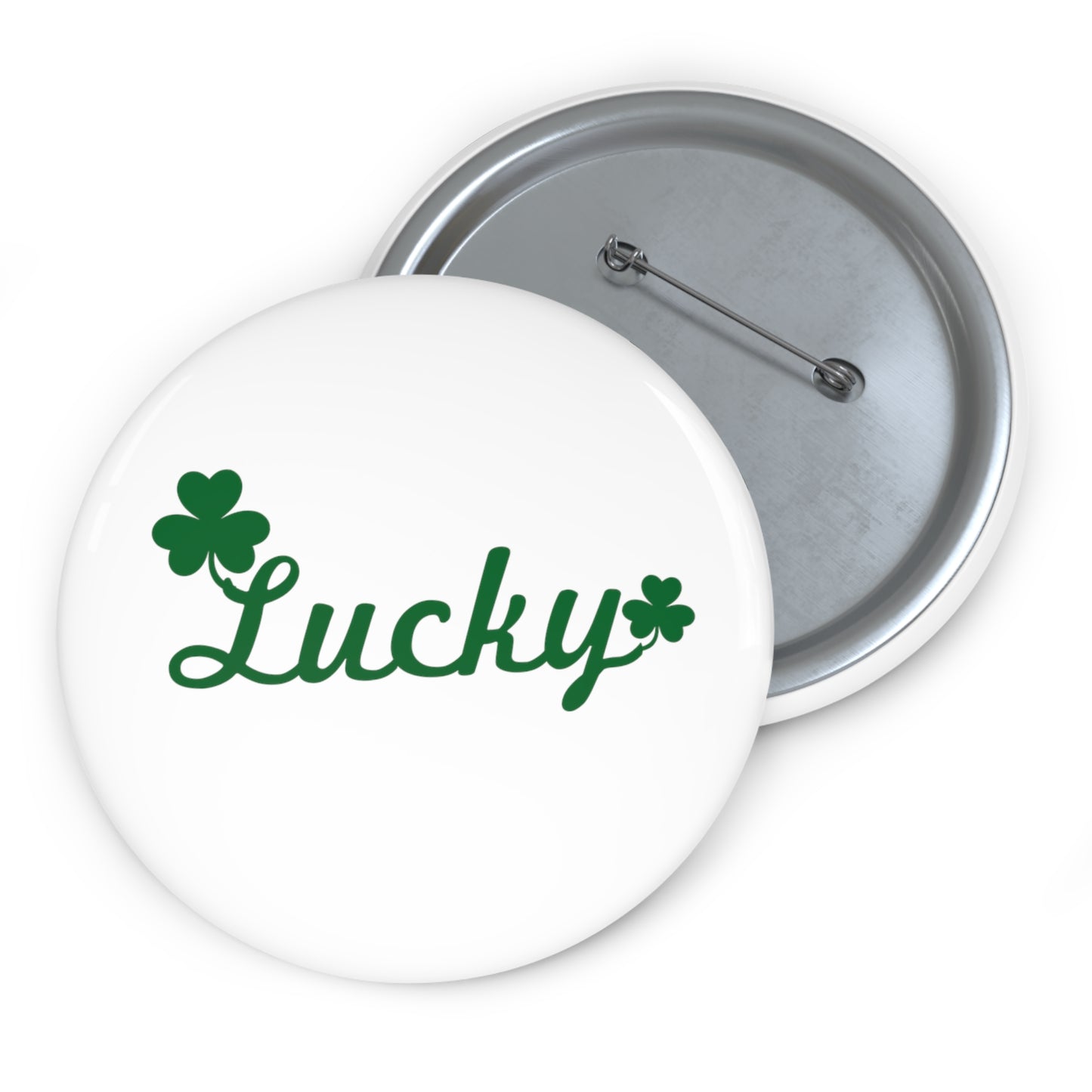 St Patrick's day Lucky Button Custom Pin Buttons St Paddy's day Button