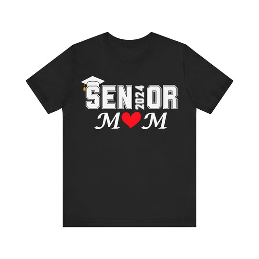 Proud Senior Mom Class of 2024 Graduation Shirt - A Perfect Gift for Mom