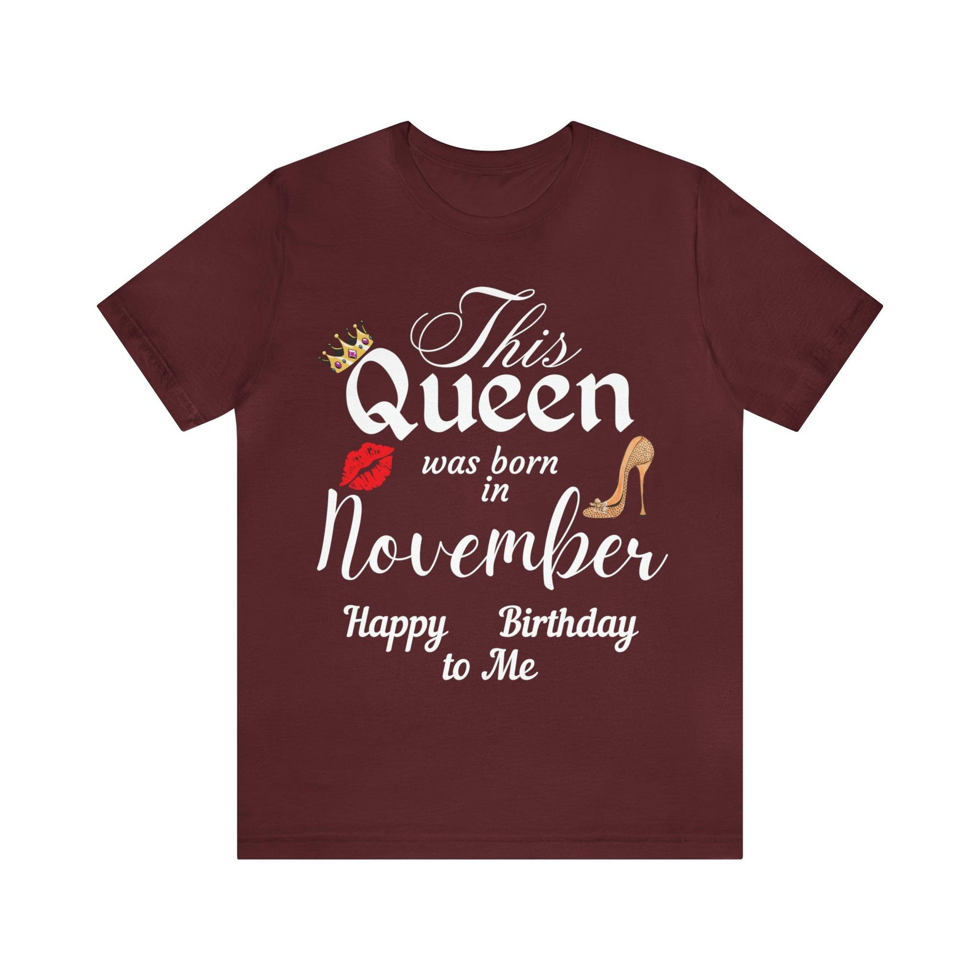 Birthday Queen Shirt, Gift for Birthday, This Queen was born in November Shirt, Funny Queen Shirt, Funny Birthday Shirt, Birthday Gift - Giftsmojo