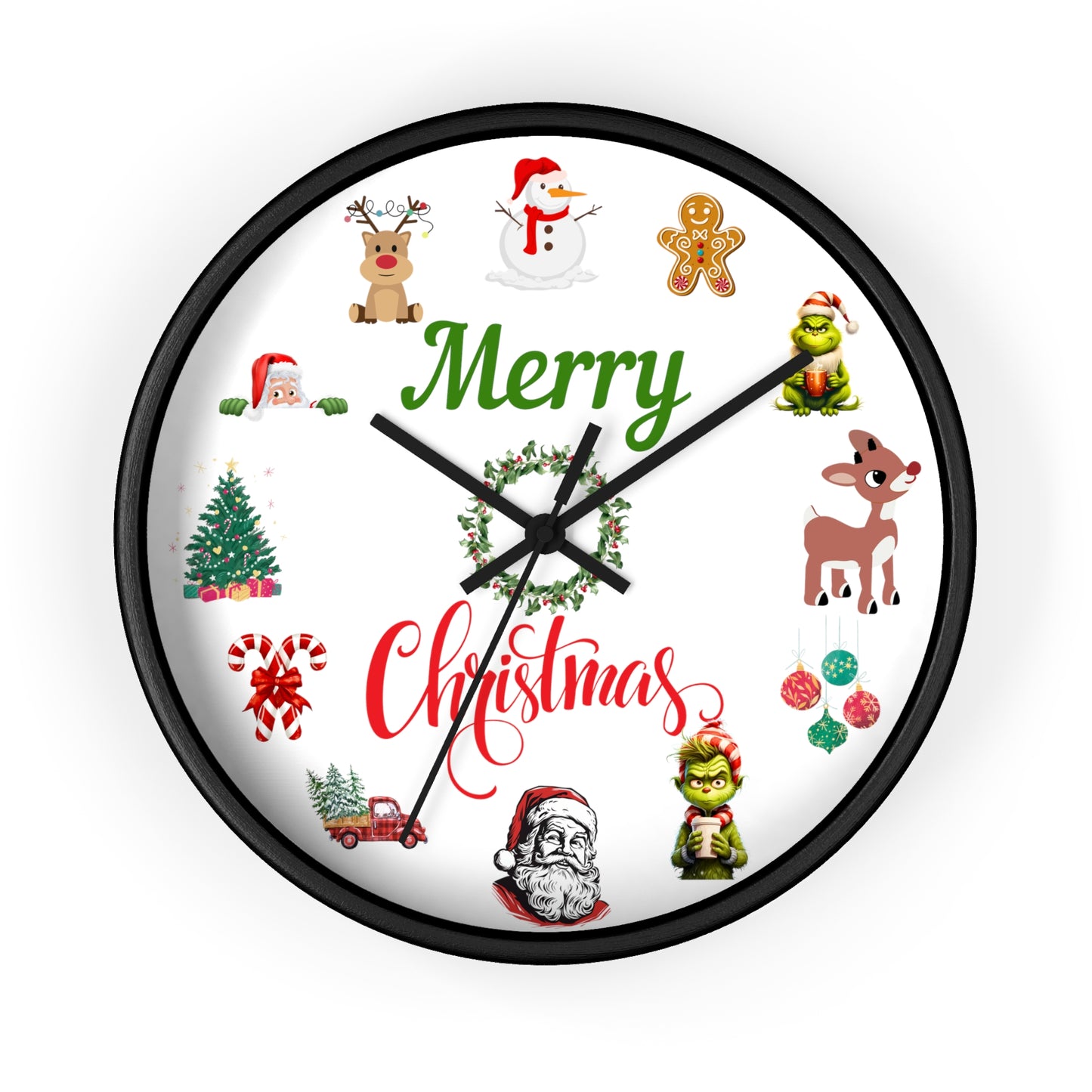 Christmas Wall Clock Family Christmas Gift Idea