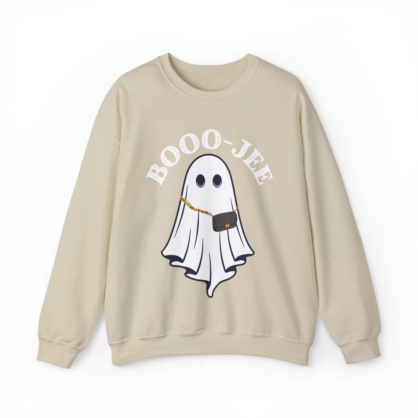 Booo-Jee Halloween Sweatshirt, Boo Halloween Sweatshirt, Spooky Ghost Sweatshirt, Boo Jee Shirt, Halloween Ghost Sweatshirt, Halloween Boo Shirt - Giftsmojo