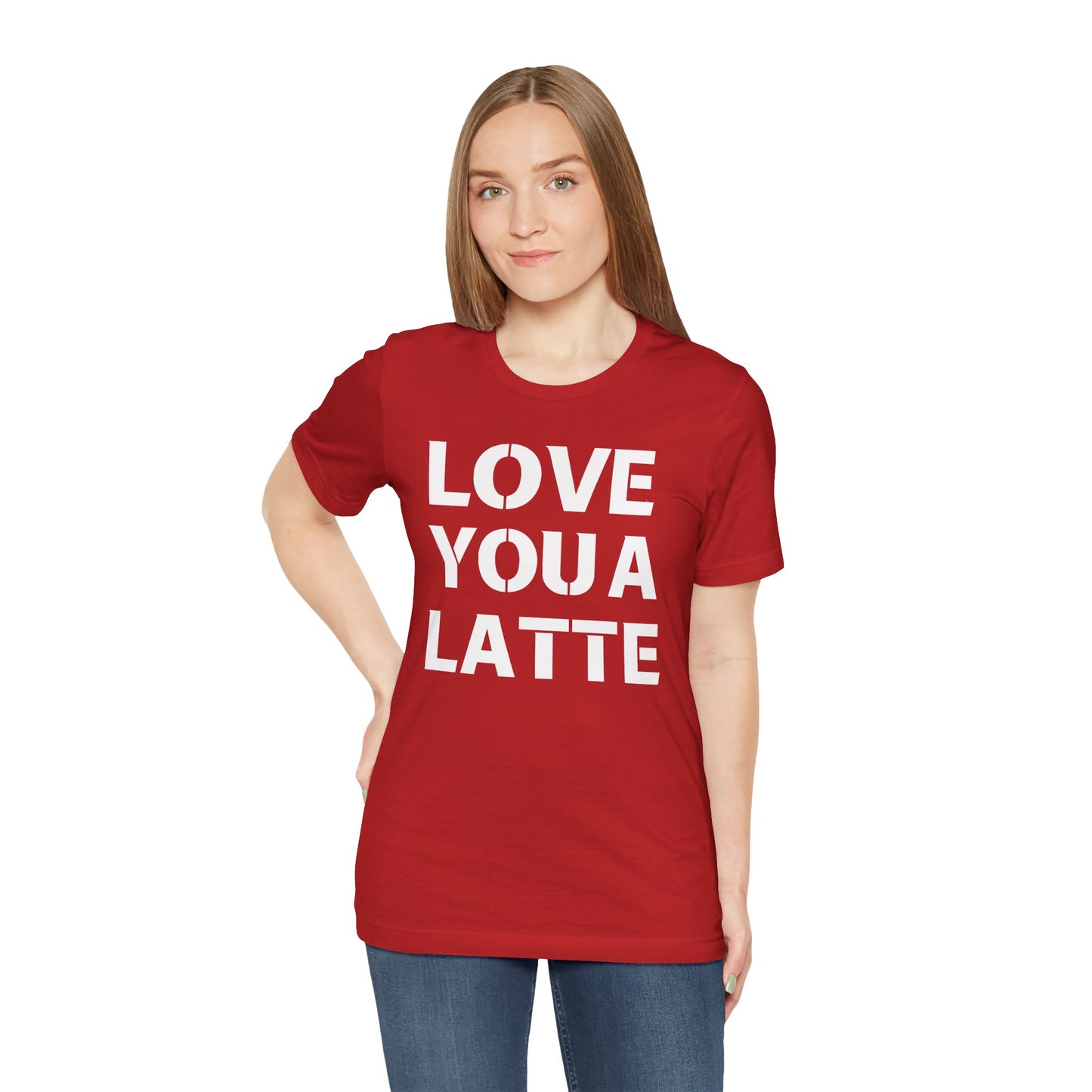 Coffee Lover Unisex Tee - Love You A Latte