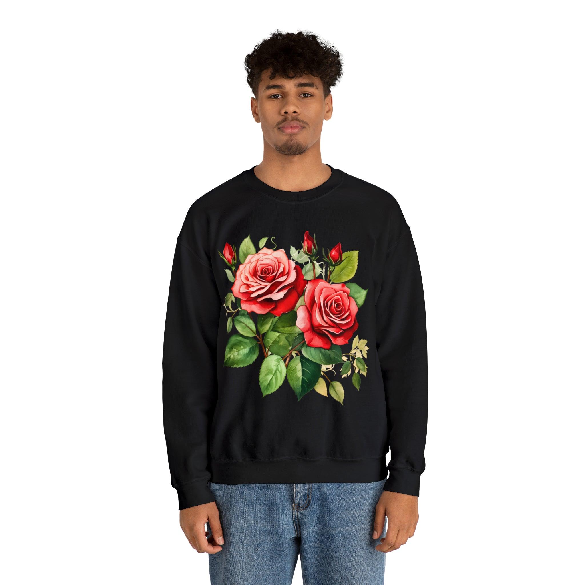 Grey sale floral sweatshirt