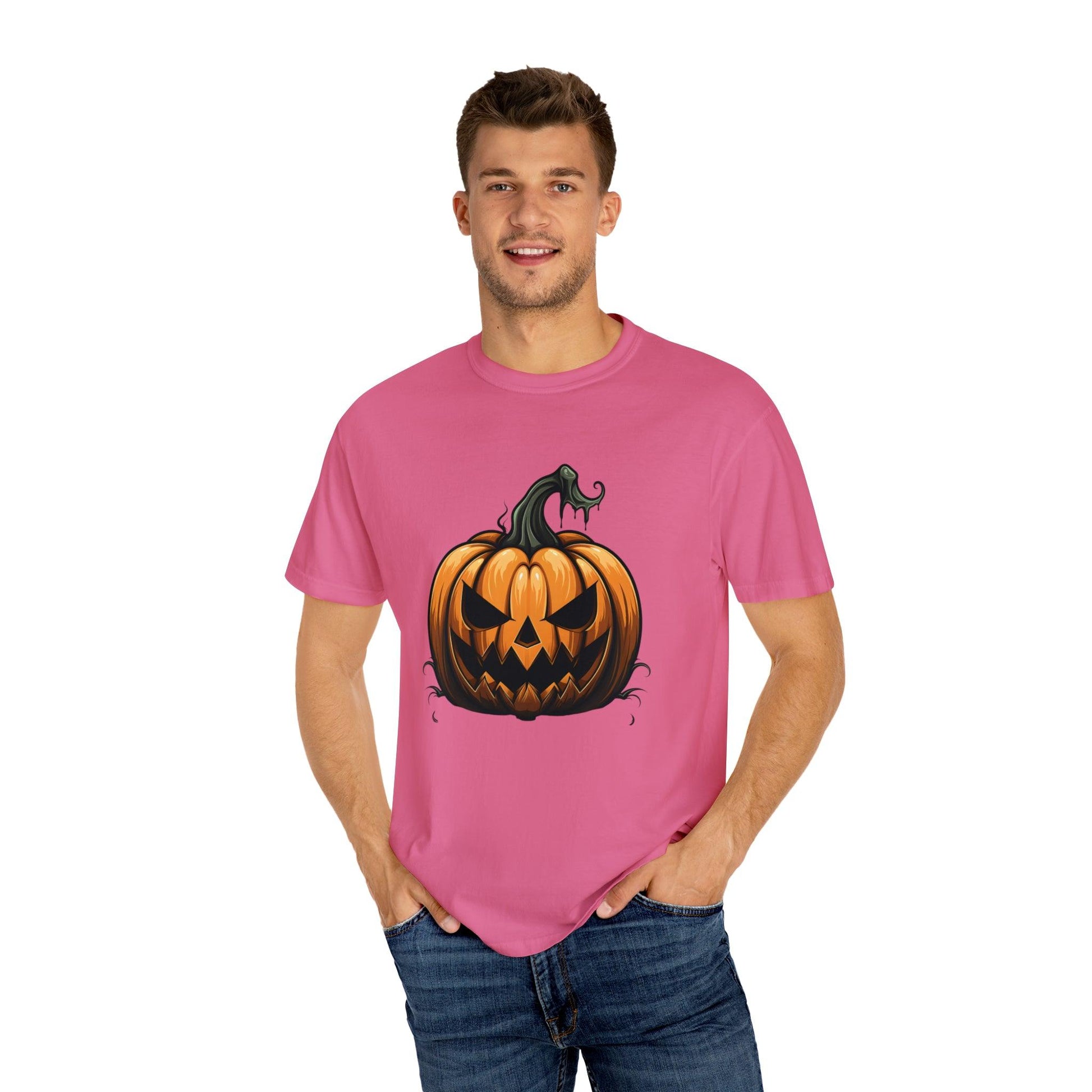 Scary Pumpkin Shirt Fall Halloween Shirt Halloween Costume Pumpkin T Shirt - Pumpkin Tee fall tshirt Fall Shirt Halloween Gift Fall Top - Giftsmojo