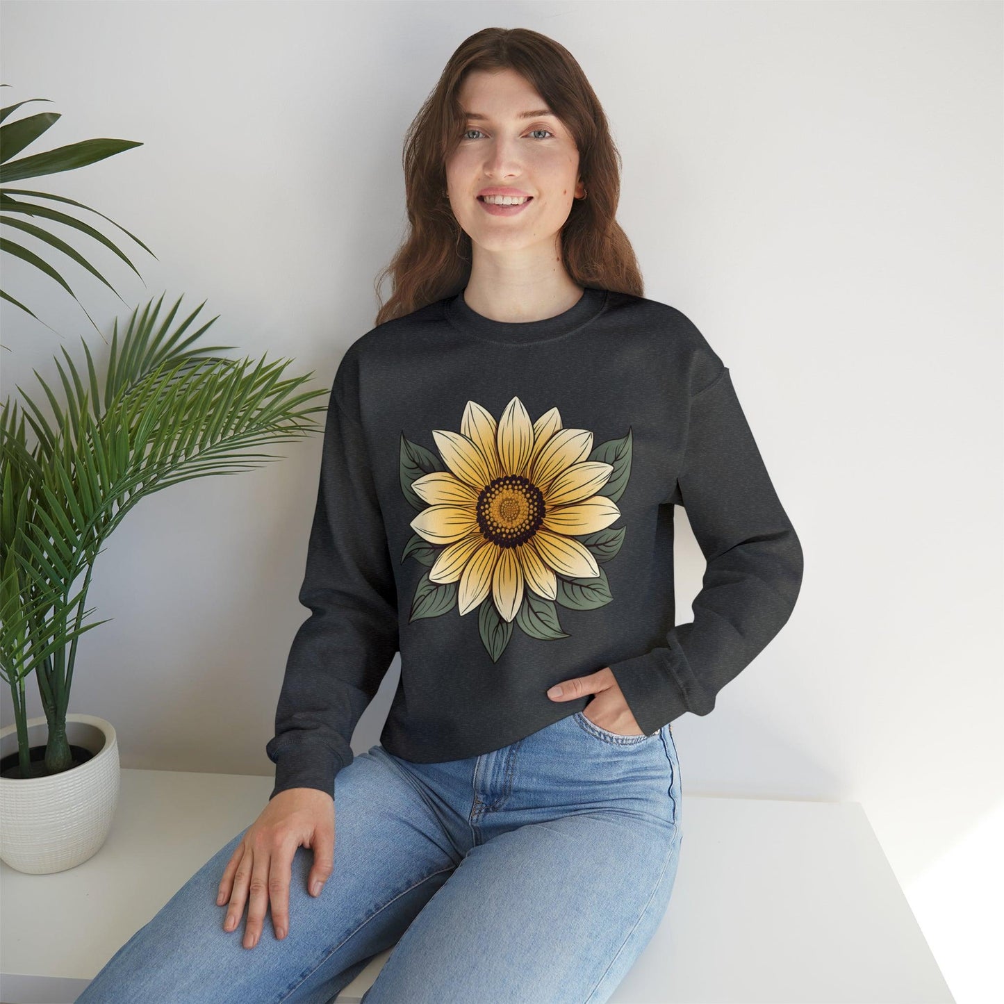 Flower Sweatshirt, Floral Sweatshirt Flower Sweatshirt Flower Sweater, Flower Shirt, Floral Print, Flower TShirt, Perfect Mothers Day Gift - Giftsmojo