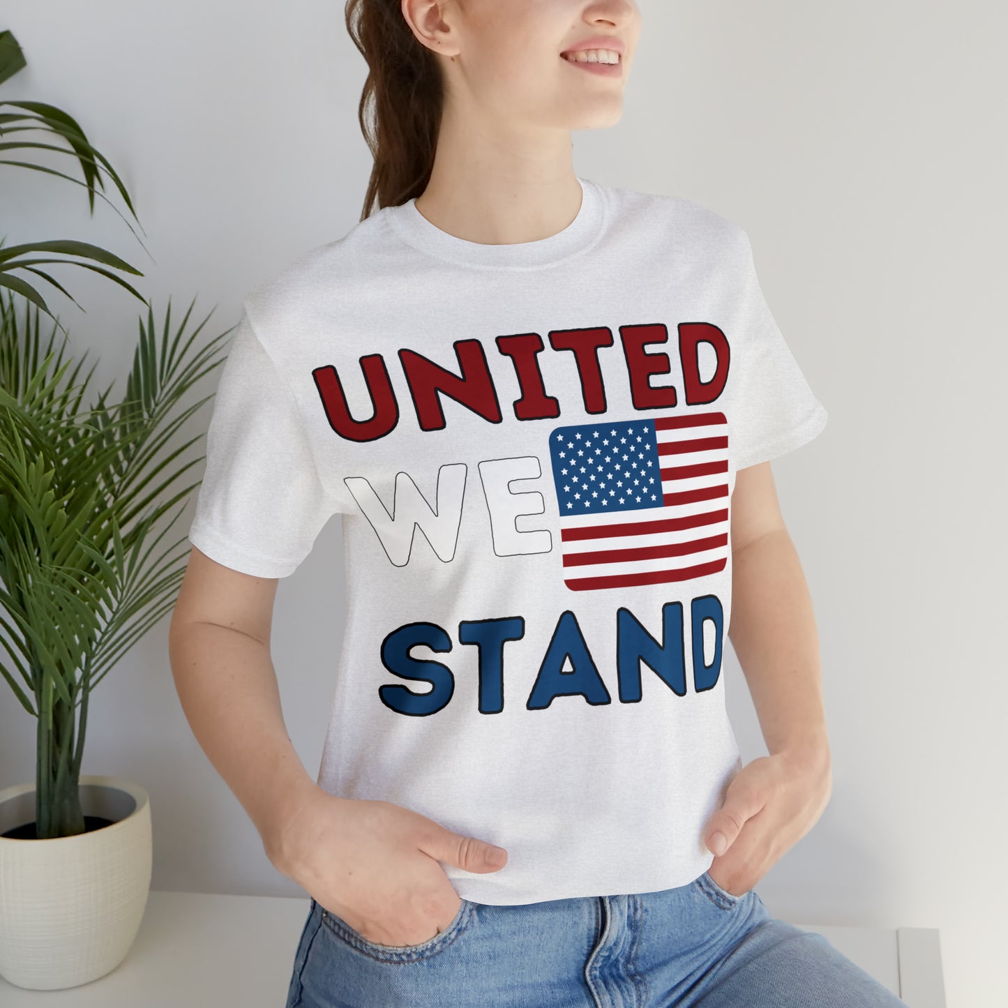 United We Stand shirt, USA Flag shirt, 4th of July shirt, Independence Day