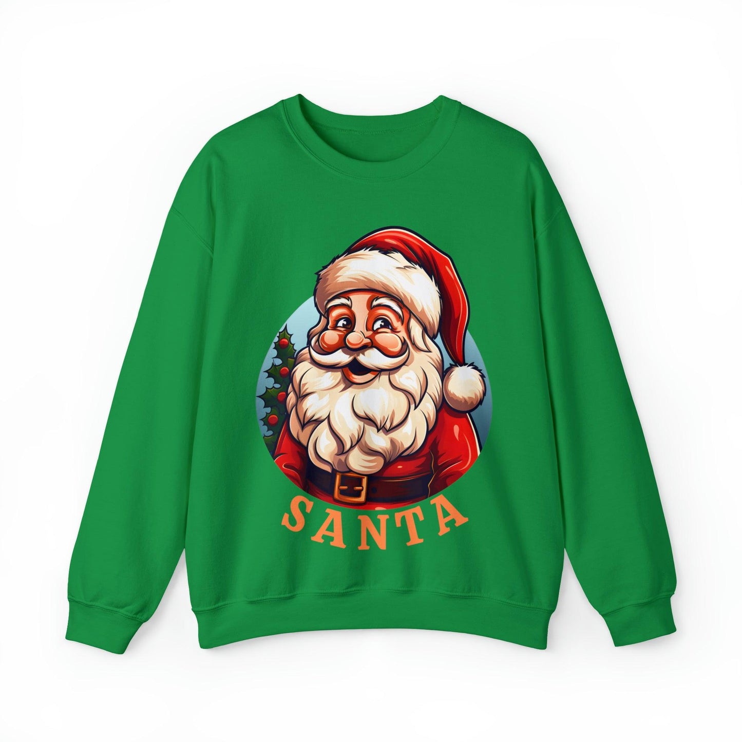 Christmas Santa Sweatshirt Santa Sweater Christmas Sweater Christmas Shirt Santa Claus Shirt Saint Nick - Giftsmojo